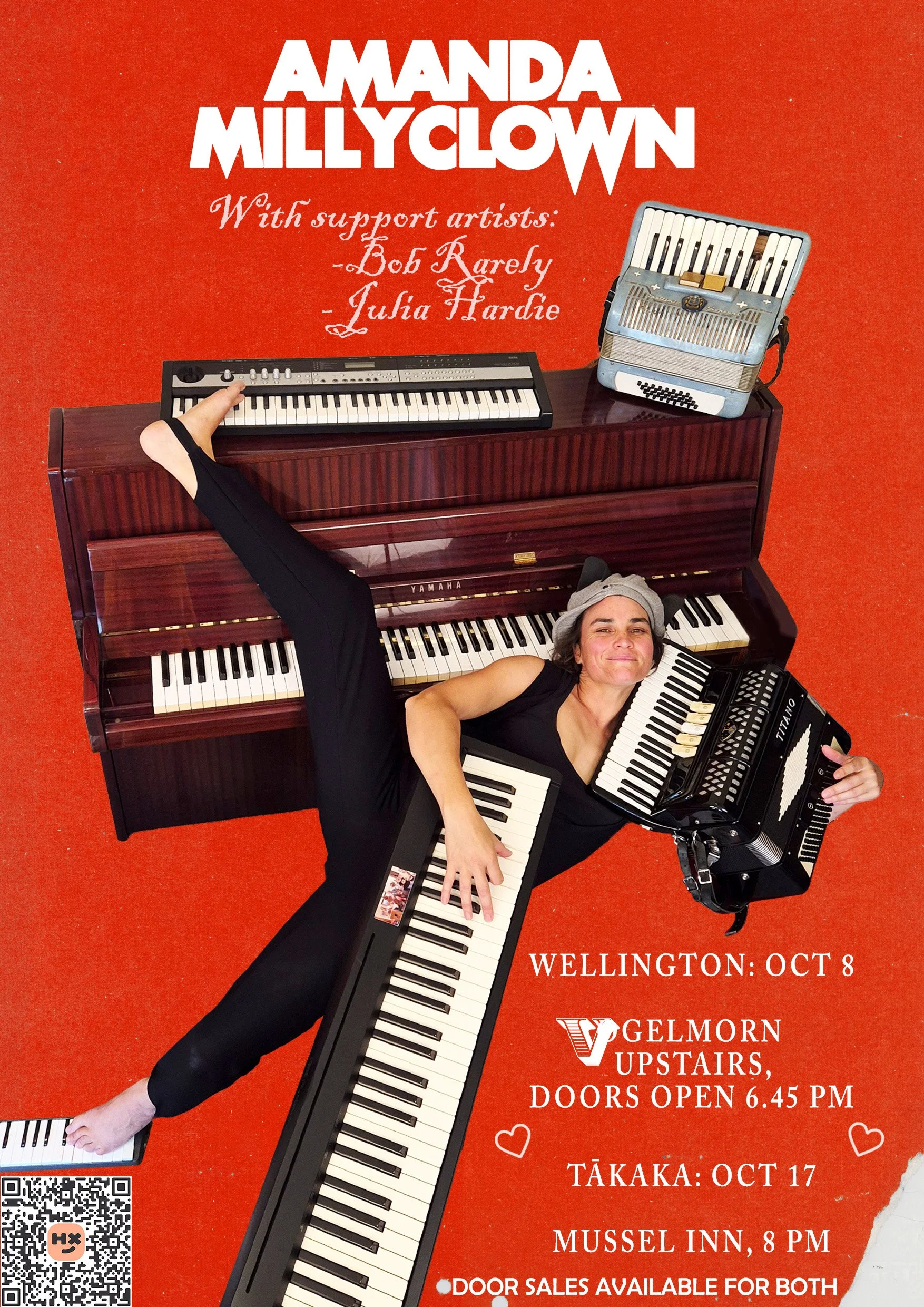 Amanda Millyclown with Bob Rarely | Vogelmorn Upstairs