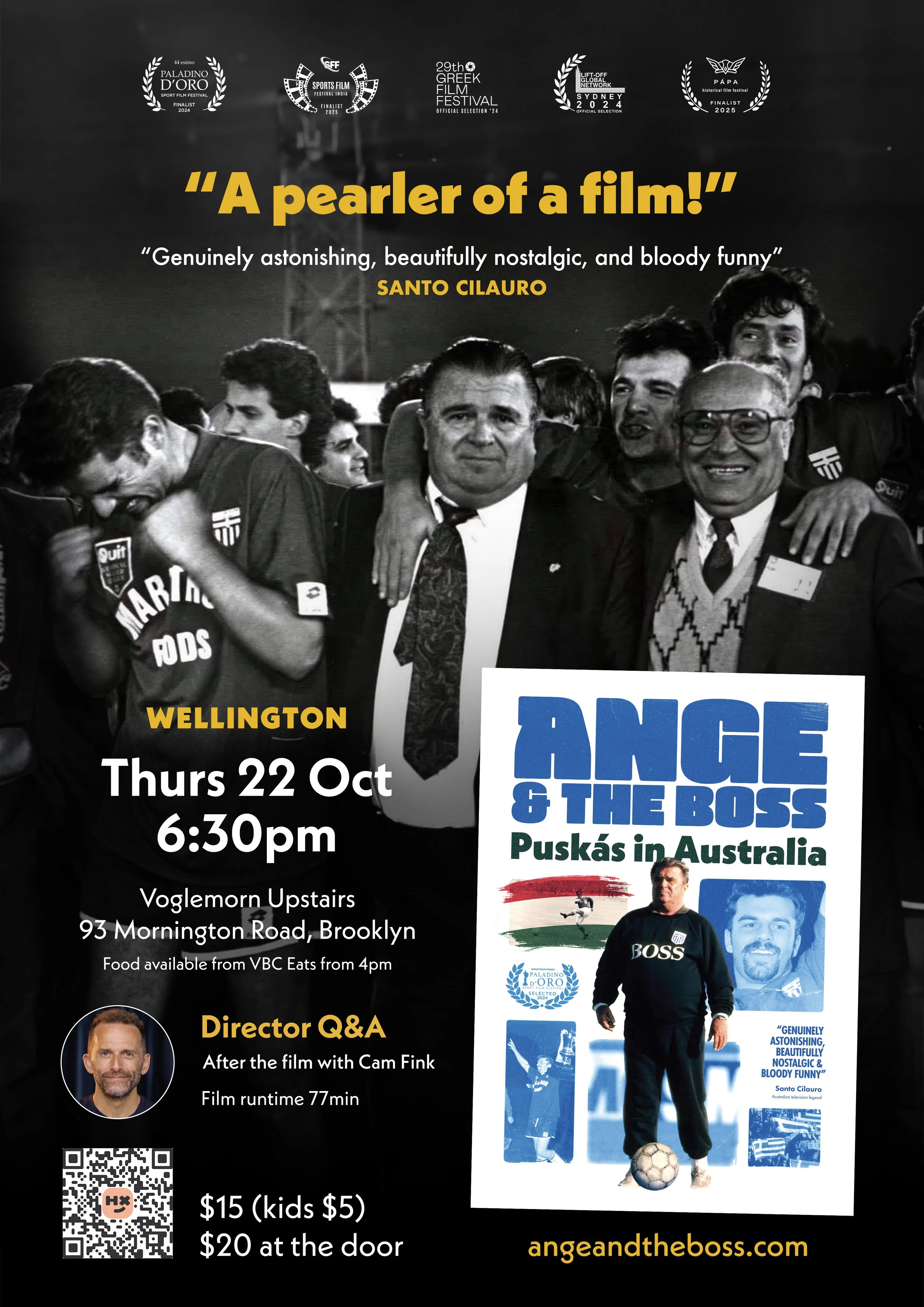 Film - Ange &amp; the Boss w Director Q+A 