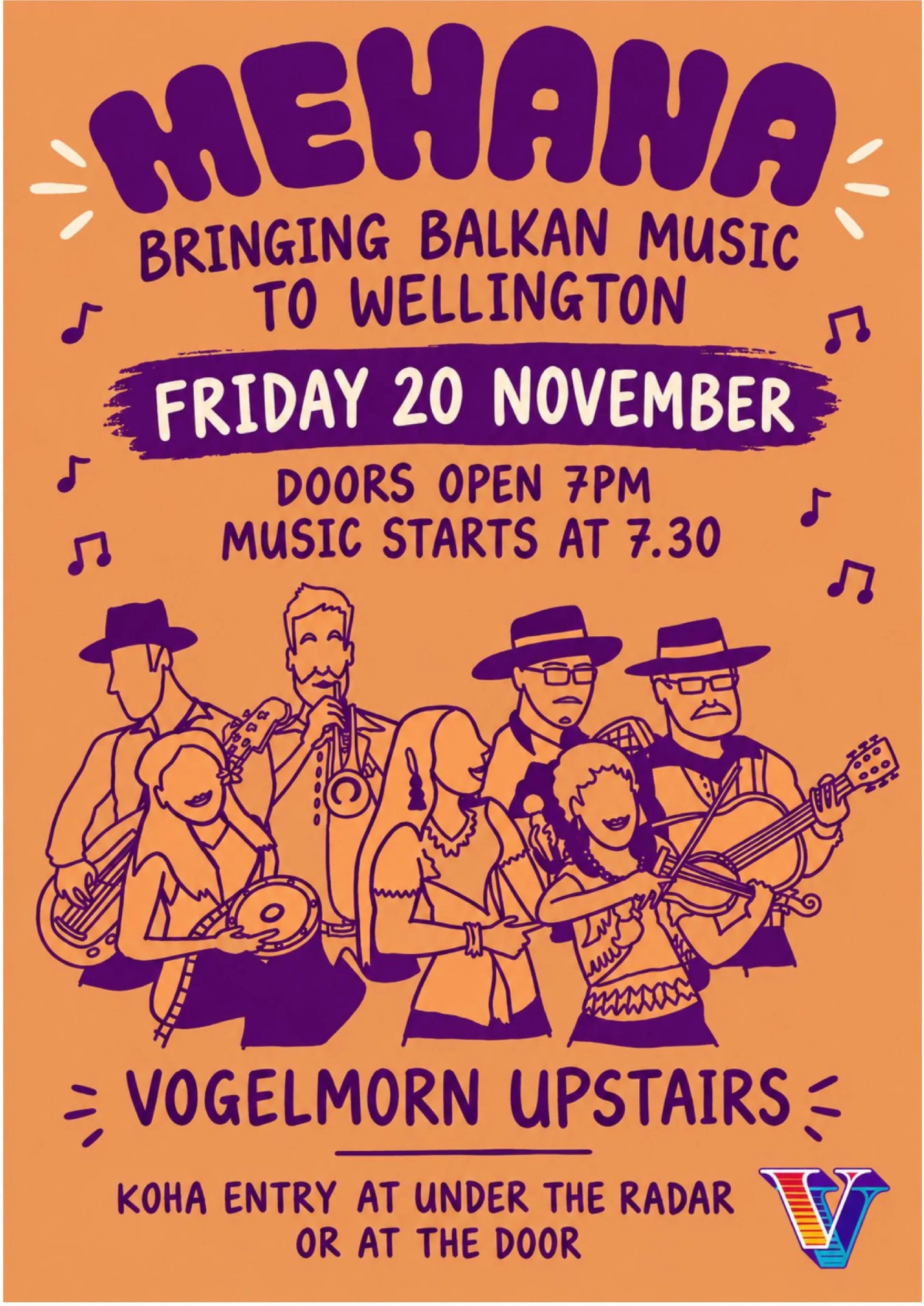 Mehana - Bringing Balkan Music to Wellington | Upstairs
