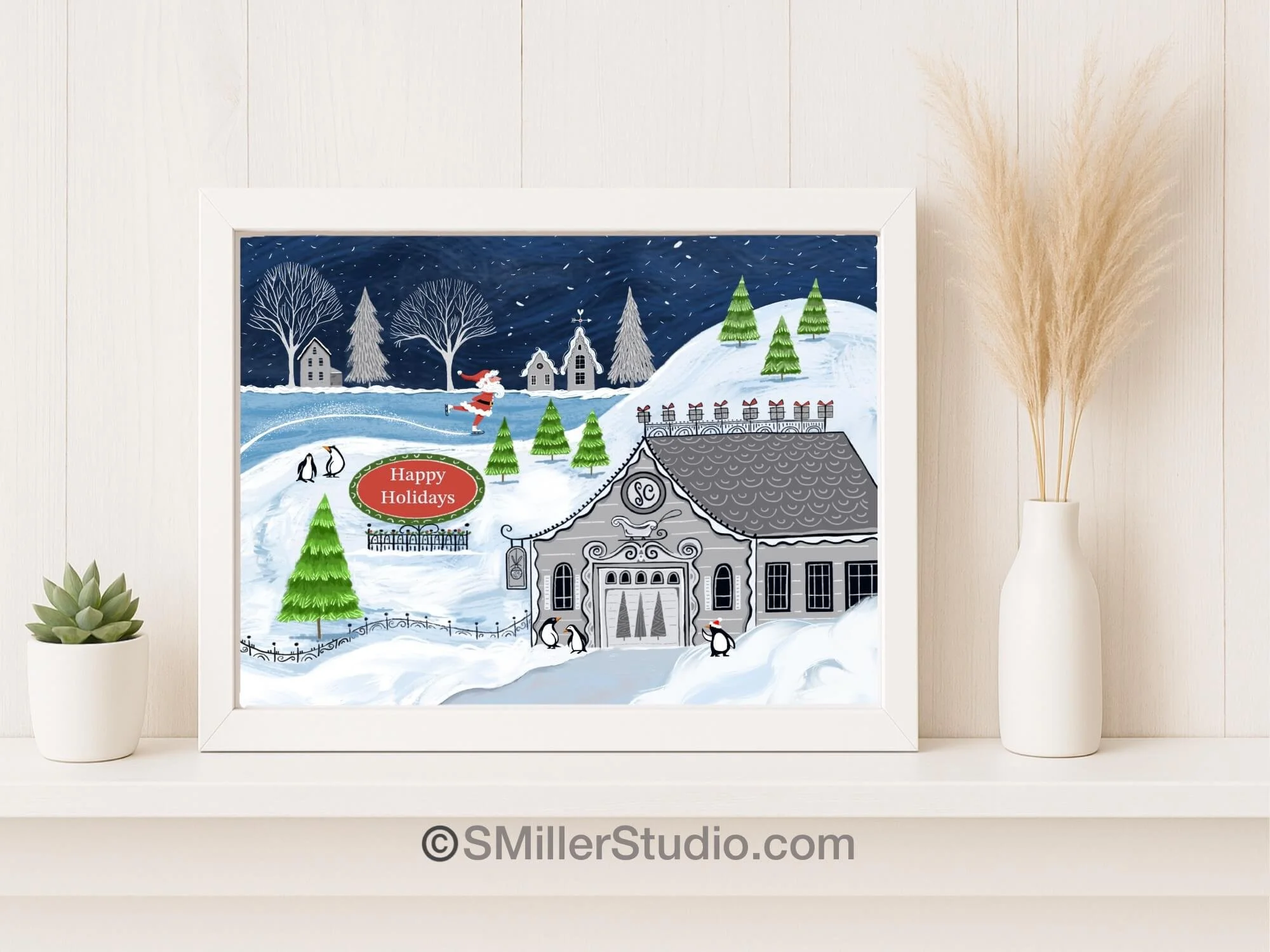 Happy_Holidays_Print_Small_White_Frame_Mock_Up_SMillerStudio.com.jpg
