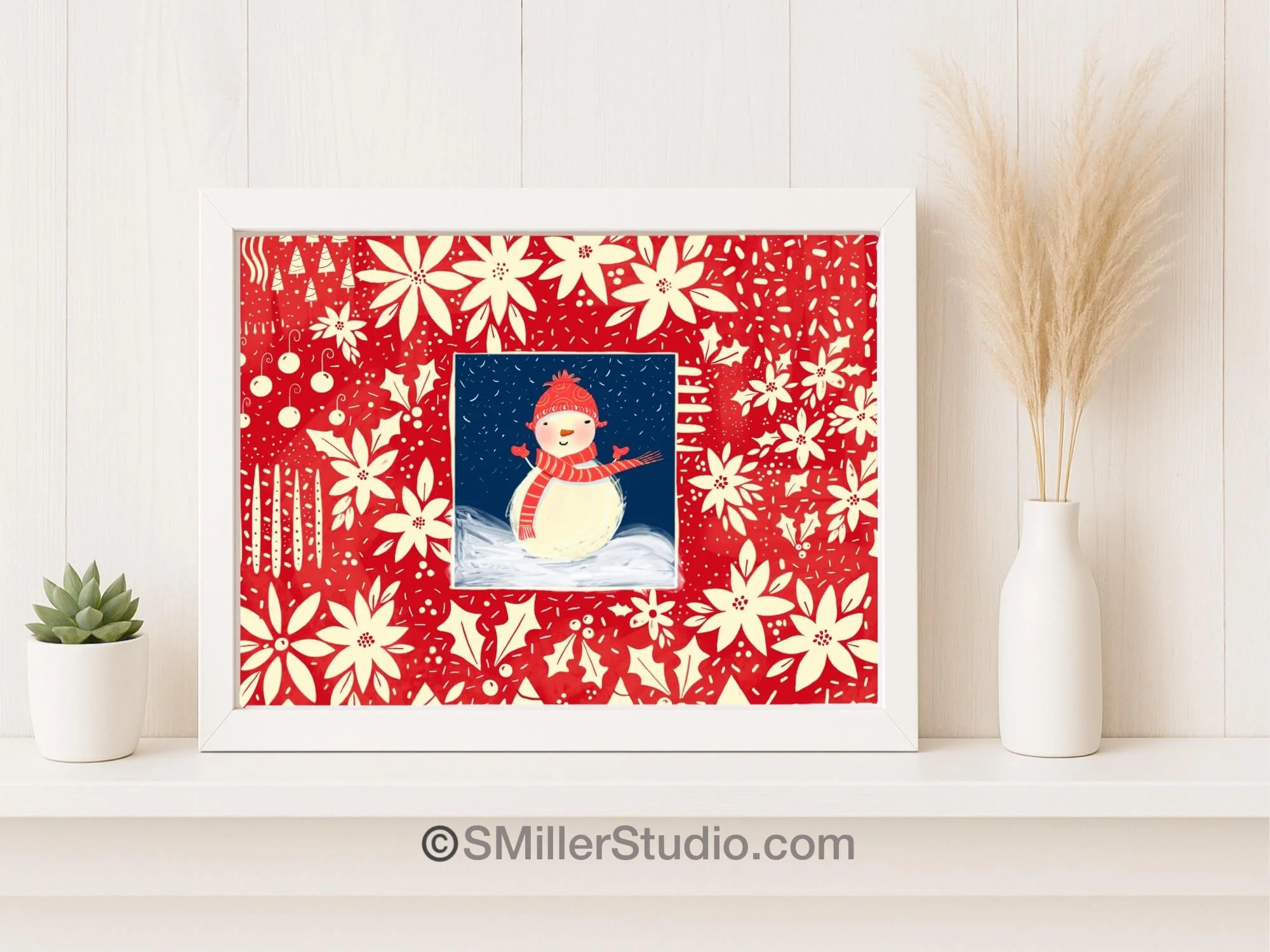Merry_Little_Snowmen_Print_Small_White_Frame_Mock_Up_SMillerStudio.com.jpg