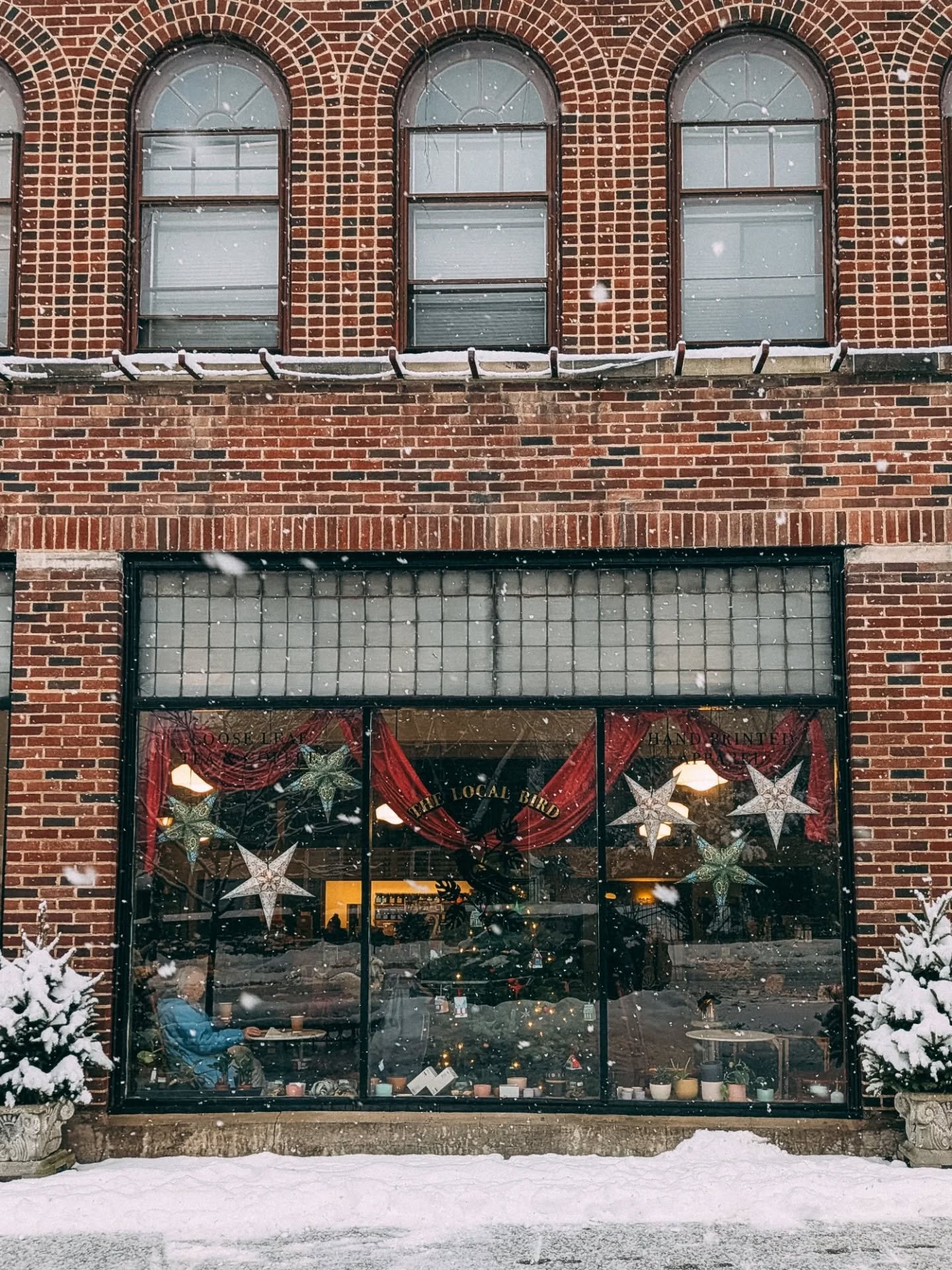 Staying warm &amp; cozy at the shop today! 🫖❄️

With the holidays around the corner, we&rsquo;ve got some fun events coming up:

- 12/18 Kokedama Workshop from 6 to 7:30 PM (sign up by Friday at the link in bio)

- 12/21 Winter Solstice Night Market