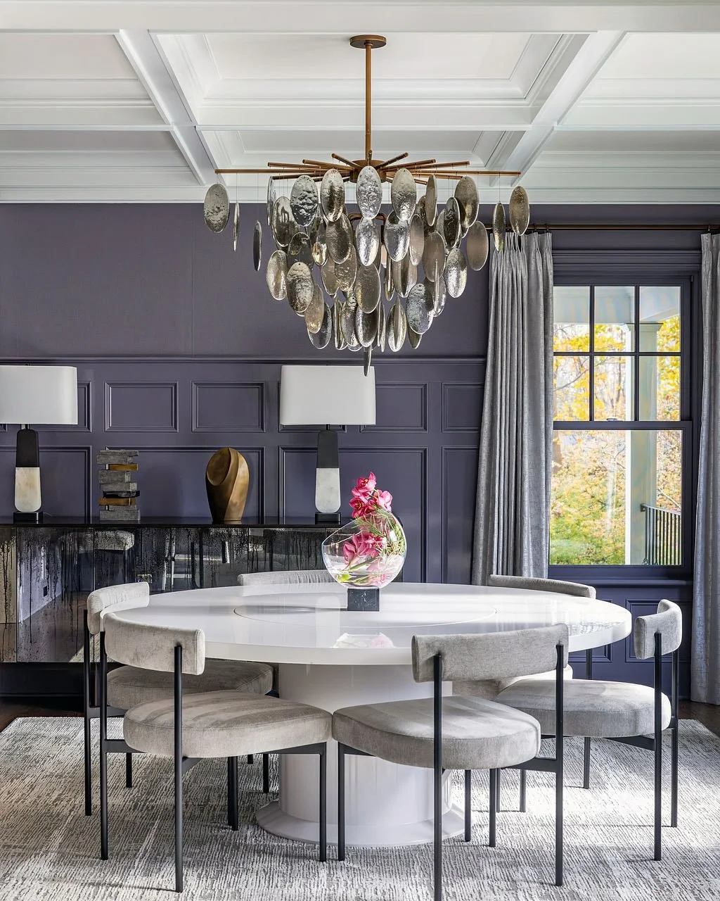 Stunning dining room photographed for @hadassahsweetdesign.