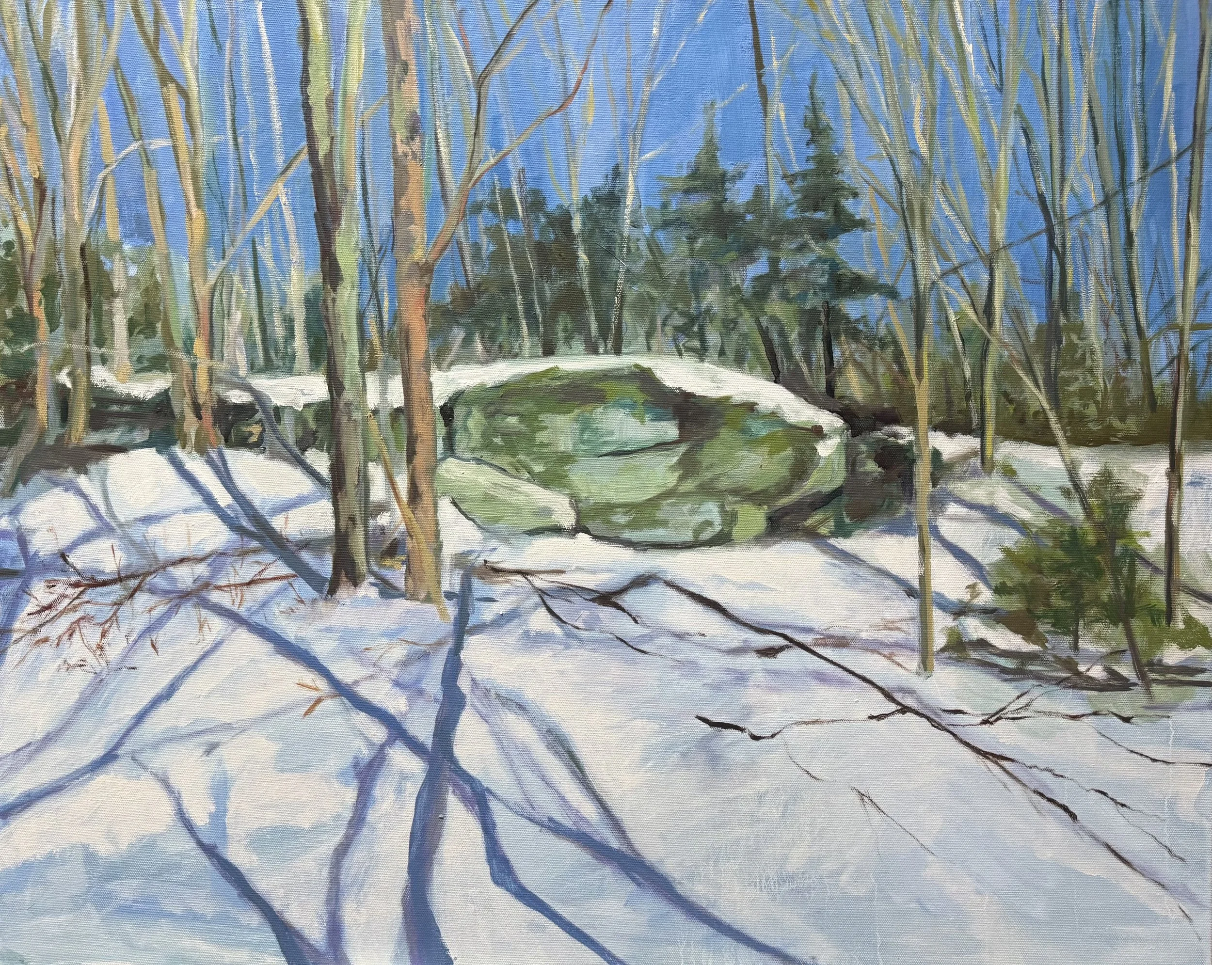 Boulders at Promised Land State Park
Oil on canvas, 24'X30"