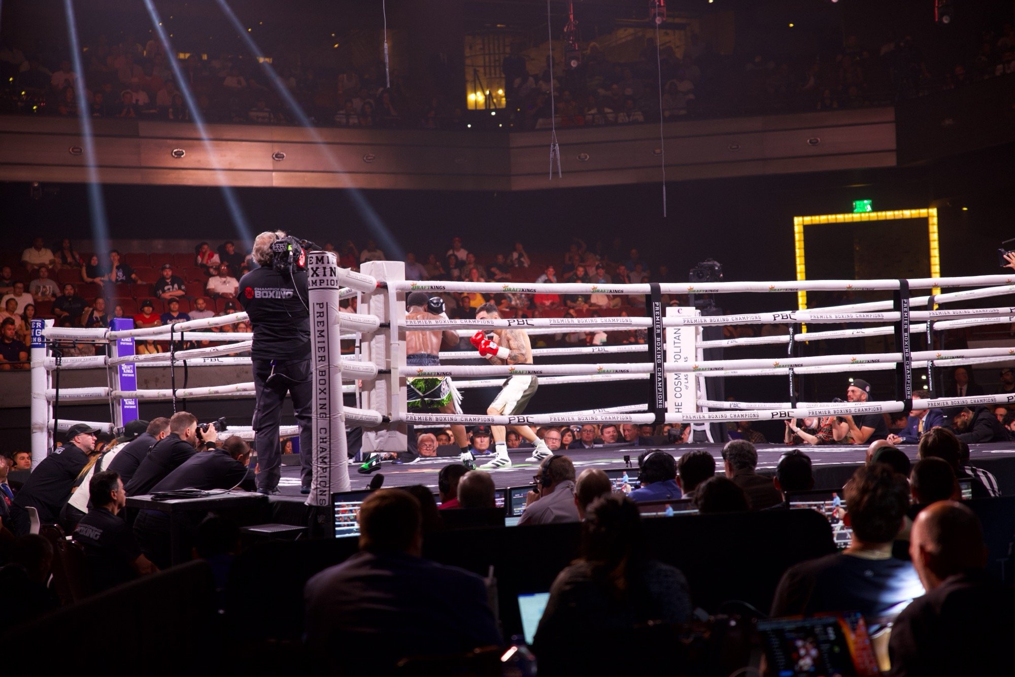 Live boxing event fight night coverage — event photography — Universal Black Media Philadelphia