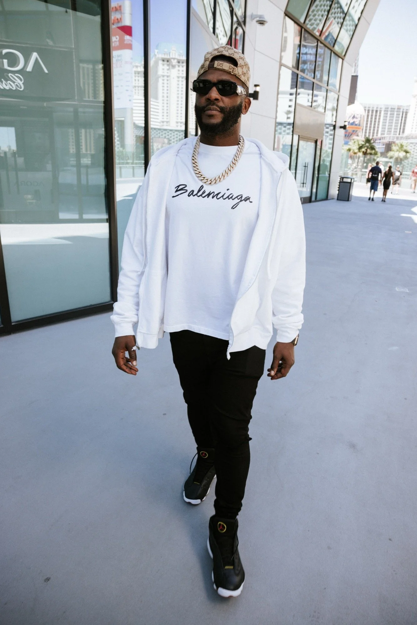 Fashion lifestyle portrait walking in Las Vegas — lifestyle photography — Universal Black Media Philadelphia