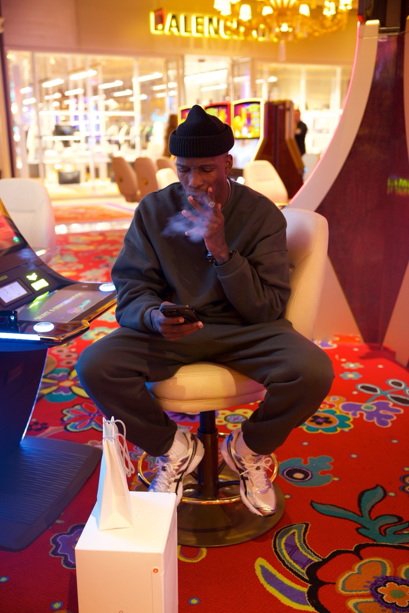 Environmental portrait at casino in Las Vegas — lifestyle photography — Universal Black Media Philadelphia