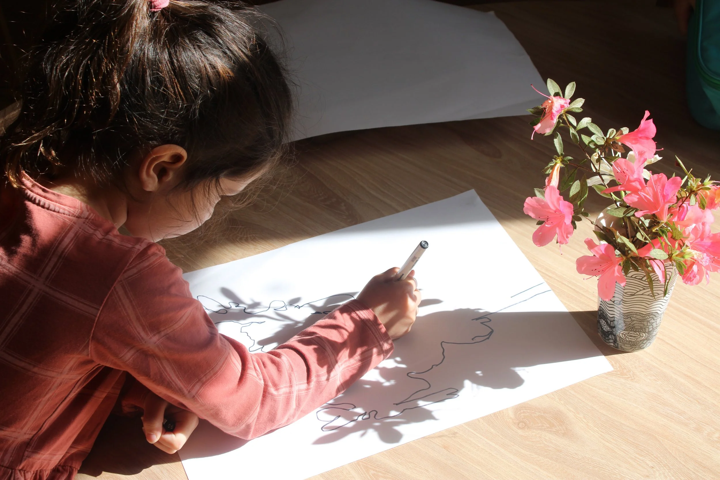 Drawing inspired by shadows.