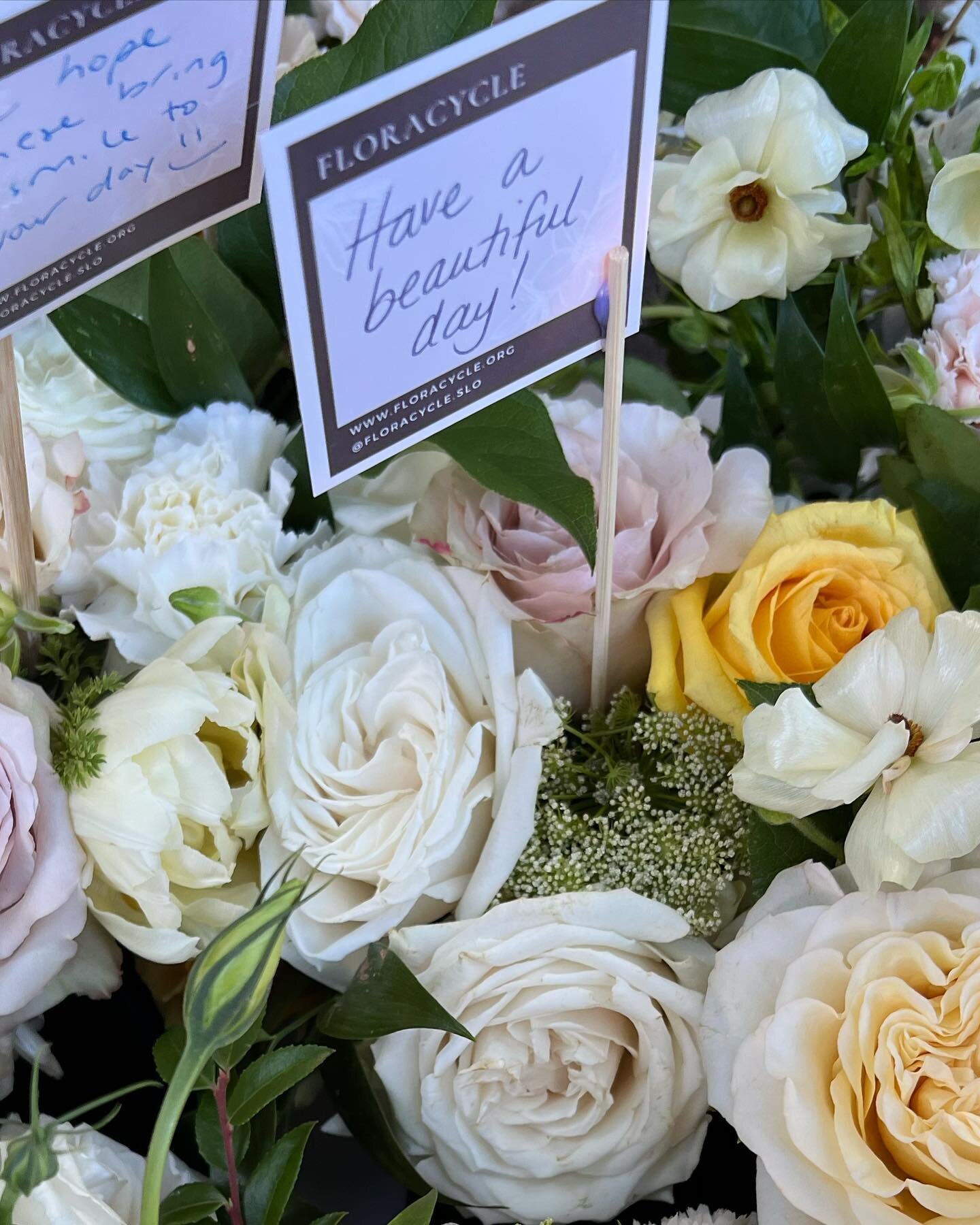 These sweet blooms transformed into 30 lovely arrangements that are cheering up the morning at facilities all over town! 💛

We&rsquo;re thankful that these generous newlyweds were willing to donate such a lovely palette of flowers from @maunaflorist