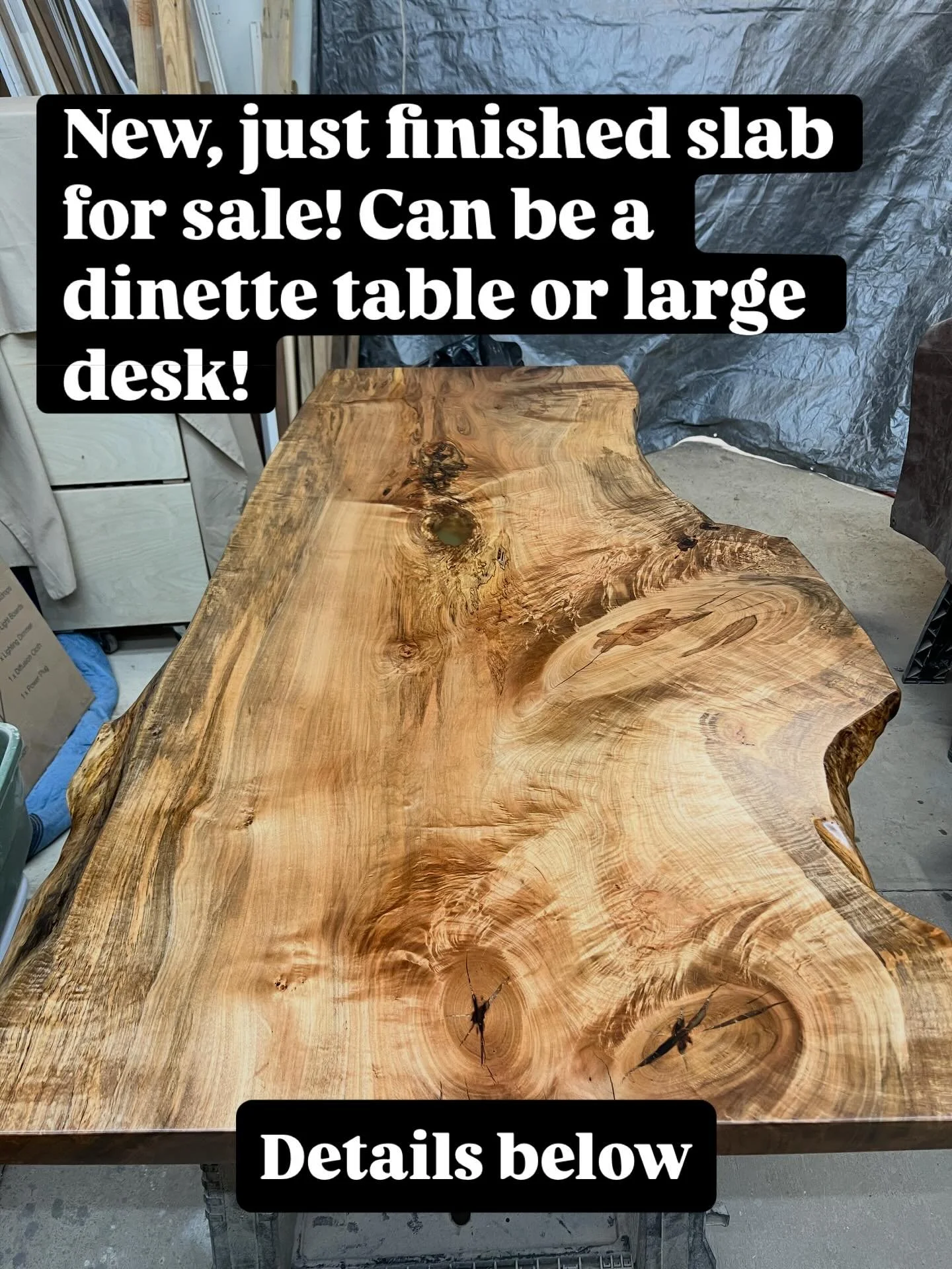 In between client projects I like to make room for unique, one off projects. This is the first of many to come! I&rsquo;m giving someone the chance to pick out their own base for this one before I put one on it to sell as is. Free delivery to VA, MD,