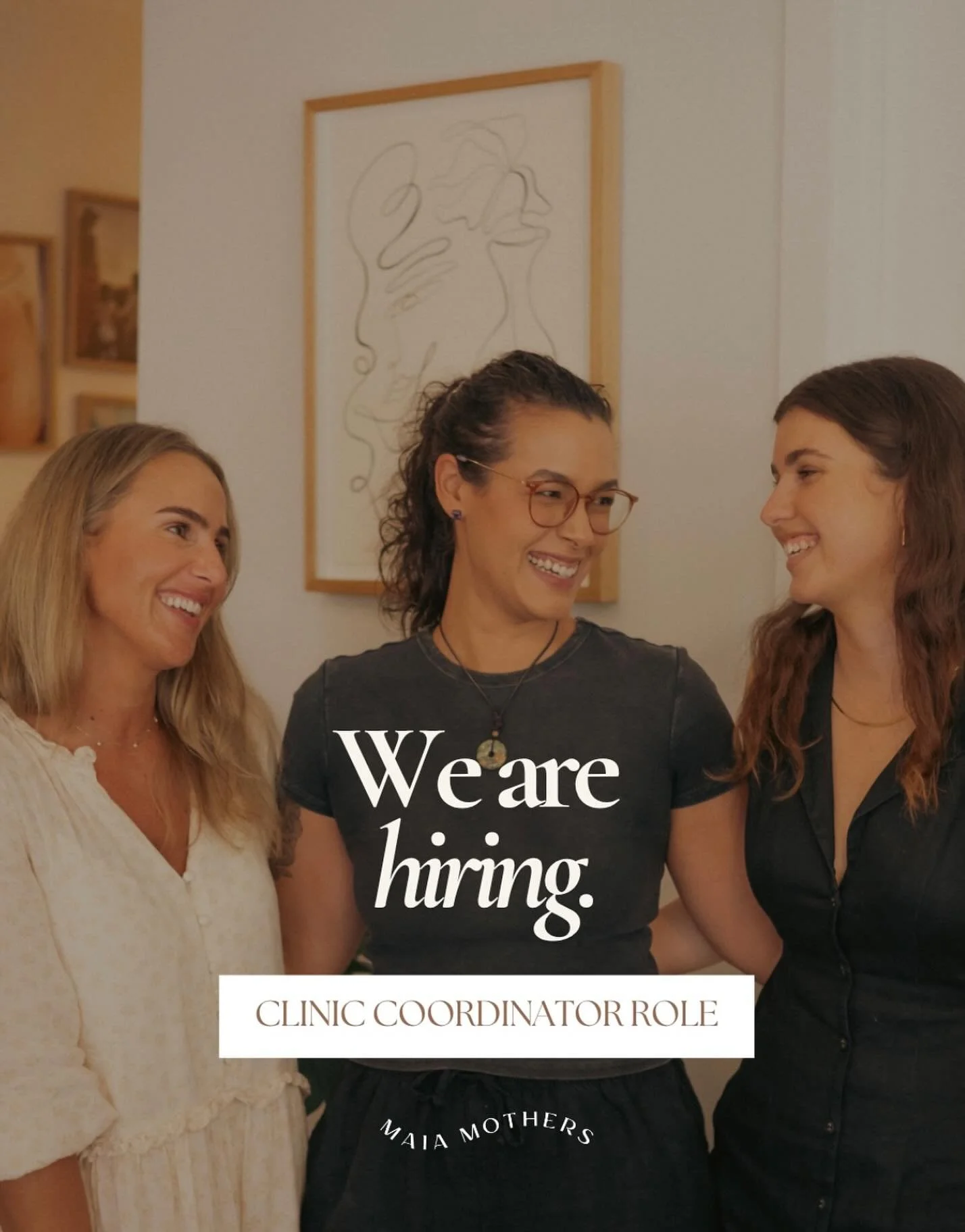 We&rsquo;ve got a new opportunity opening up here at Maia Mothers, and before we post it anywhere else, we wanted to share it with you, our beautiful community.
 
We&rsquo;re looking for a Clinic Coordinator to join our team for 15&ndash;20 hours per