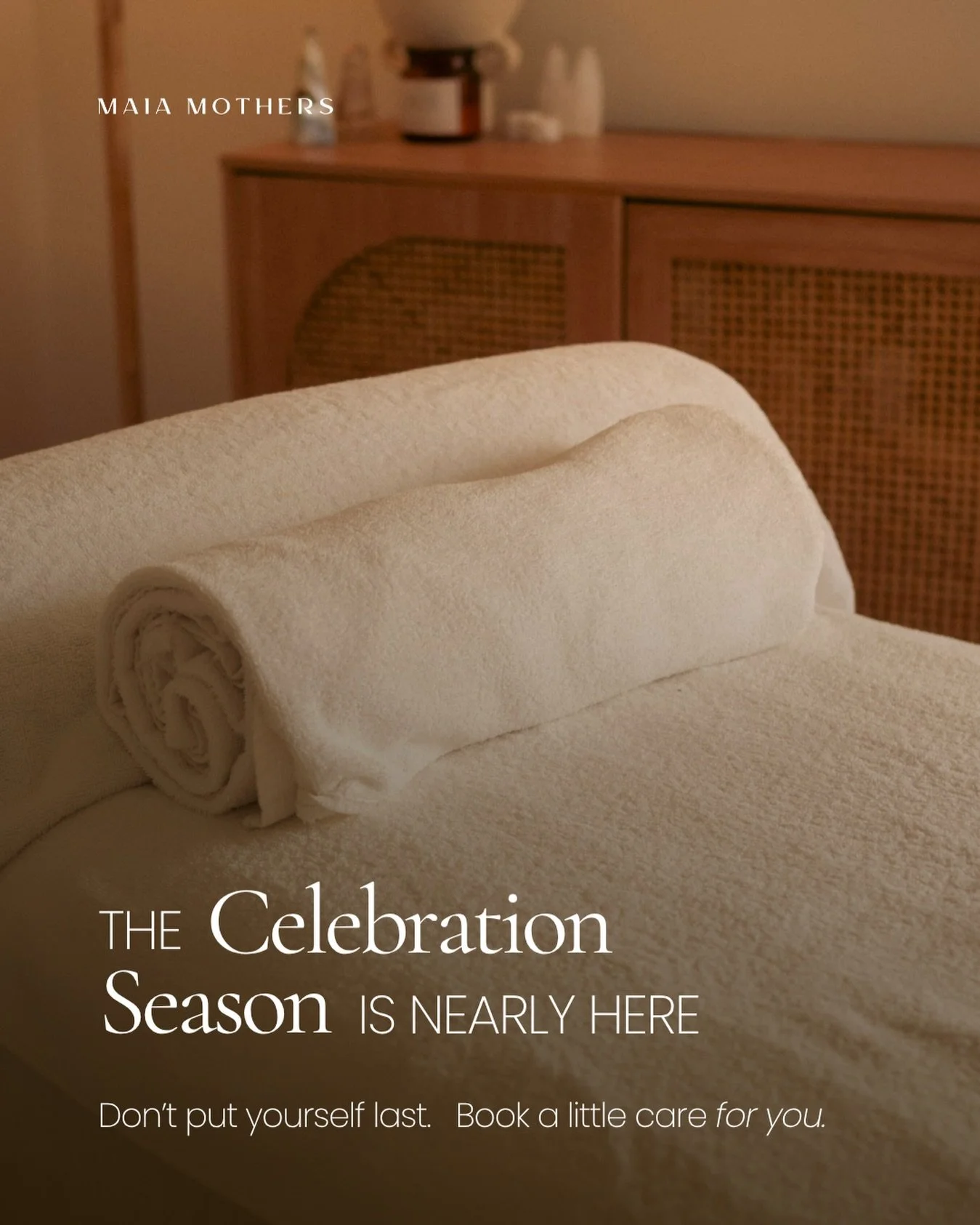 December&ndash;January gets busy fast!

If you&rsquo;re considering acupuncture, reiki, massage, naturopathy/nutrition, or a postpartum home visit, now&rsquo;s a kind time to plan it in, so you can feel supported while you show up for the people you 