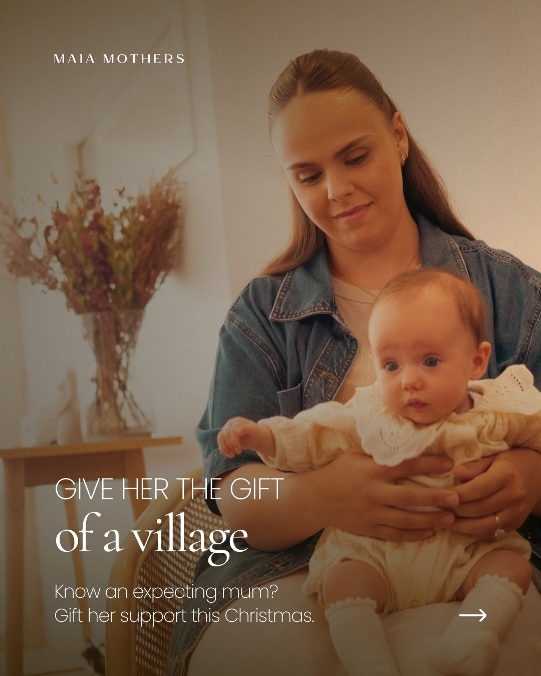 This season, her load is heavy - gift her something that truly lightens it. ✨&nbsp;
 For an expecting or new mum, the most meaningful gift isn&rsquo;t another thing to unwrap&hellip; it&rsquo;s people who hold&nbsp;her. A place to breathe, connect an