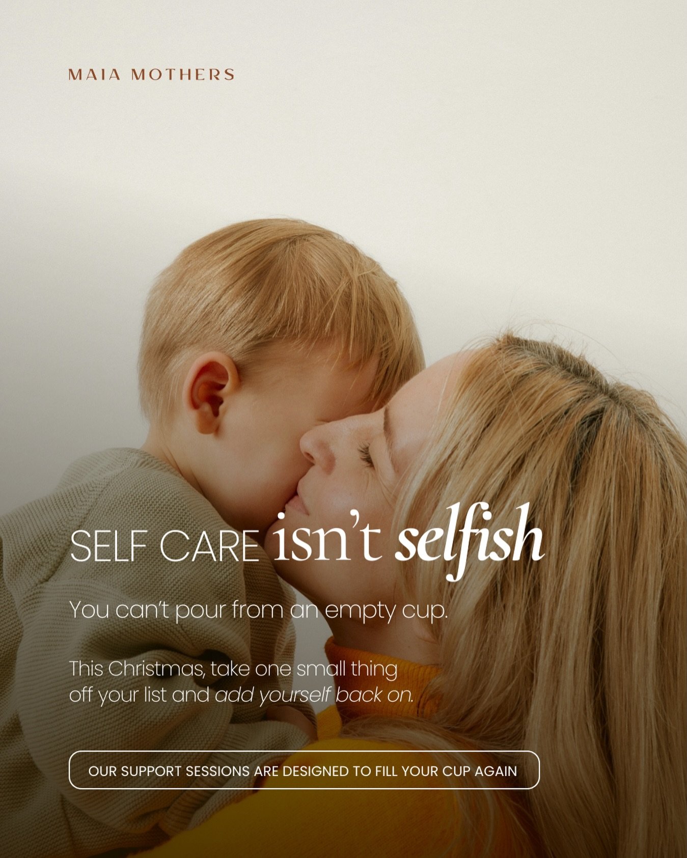 Self care isn&rsquo;t selfish&nbsp; it is the thing that helps you show up with softness, patience and presence.&nbsp;

You can&rsquo;t pour from an empty cup.&nbsp; So this Christmas, take one small thing off your list&nbsp; and gently add yourself 