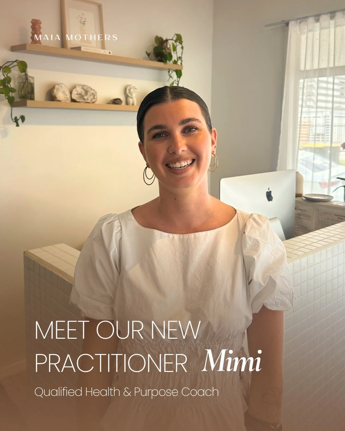 We are so excited to introduce Mimi McGirvan &mdash; the newest practitioner joining the Maia Mothers team 💛&nbsp;

Mimi is a qualified Health &amp; Purpose Coach who supports women through transitional seasons &mdash; those in-between moments where