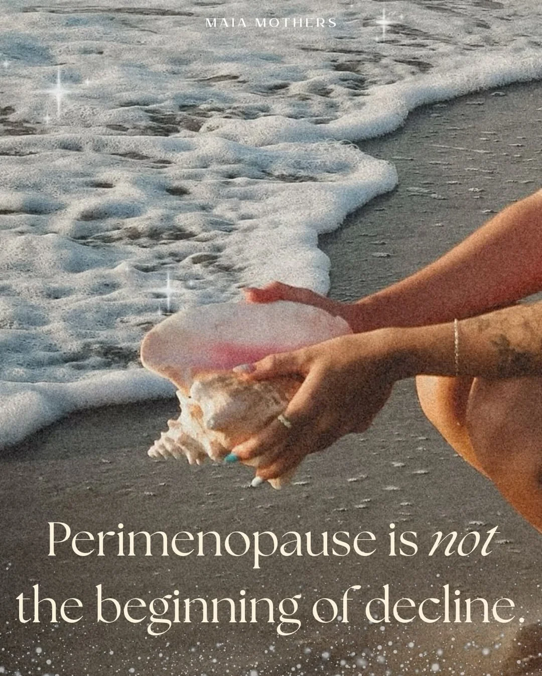 Perimenopause is not a slow fading. It is a rite of passage, and it deserves to be treated like one 👑

But for a lot of women, it doesn&rsquo;t feel that way. It feels like something going wrong.

Sleep starts to break. Anxiety creeps in. The body c