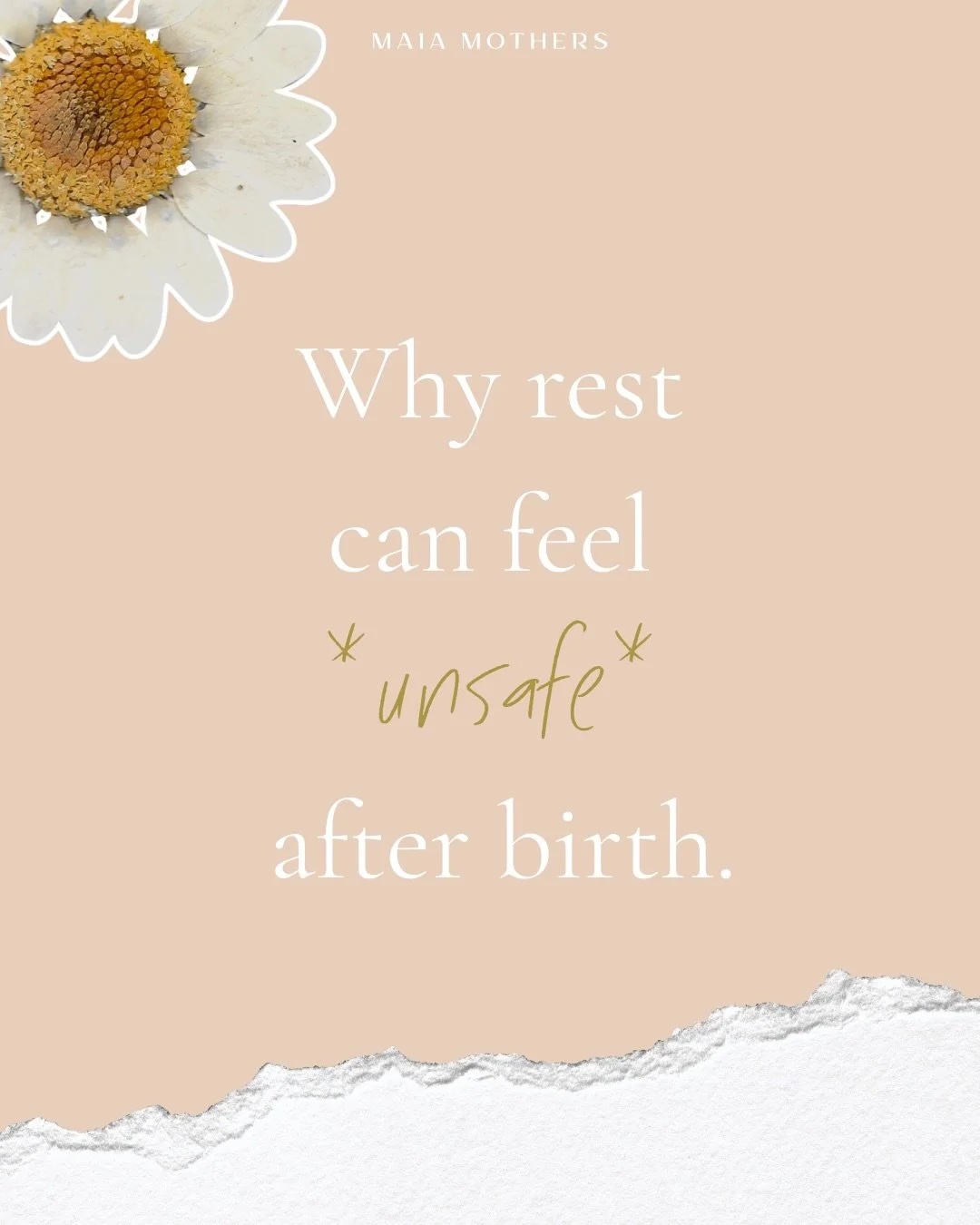 Postpartum hypervigilance is rarely spoken about in nuanced ways.

New mothers are often told to sleep when the baby sleeps, as though rest is simply a behavioural choice. ☁️

In reality, the autonomic nervous system may still be operating in heighte