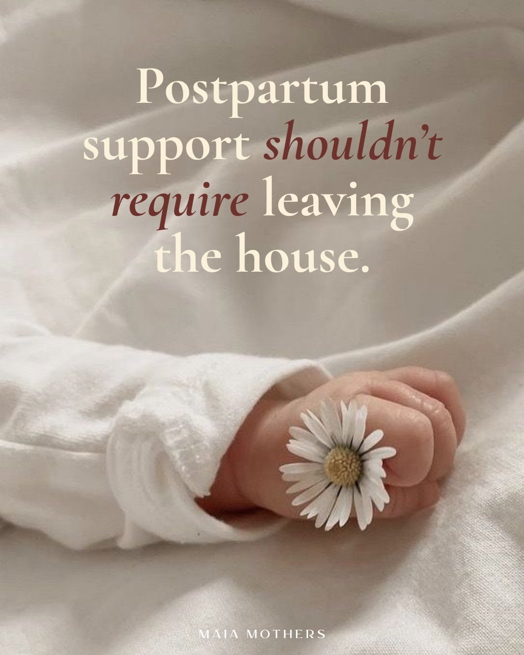 The early postpartum window is both intimate and demanding.

For many women, leaving the house with a newborn feels like a logistical mountain. At the same time, questions about feeding, recovery and emotional adjustment often feel urgent.

Home visi