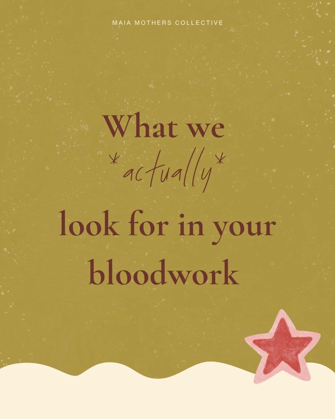 Bloodwork is often reduced to a green tick or a red flag.

In practice, it is rarely that simple.
Reference ranges are designed to capture disease states. They do not always reflect optimal functioning, particularly for women navigating pregnancy, po