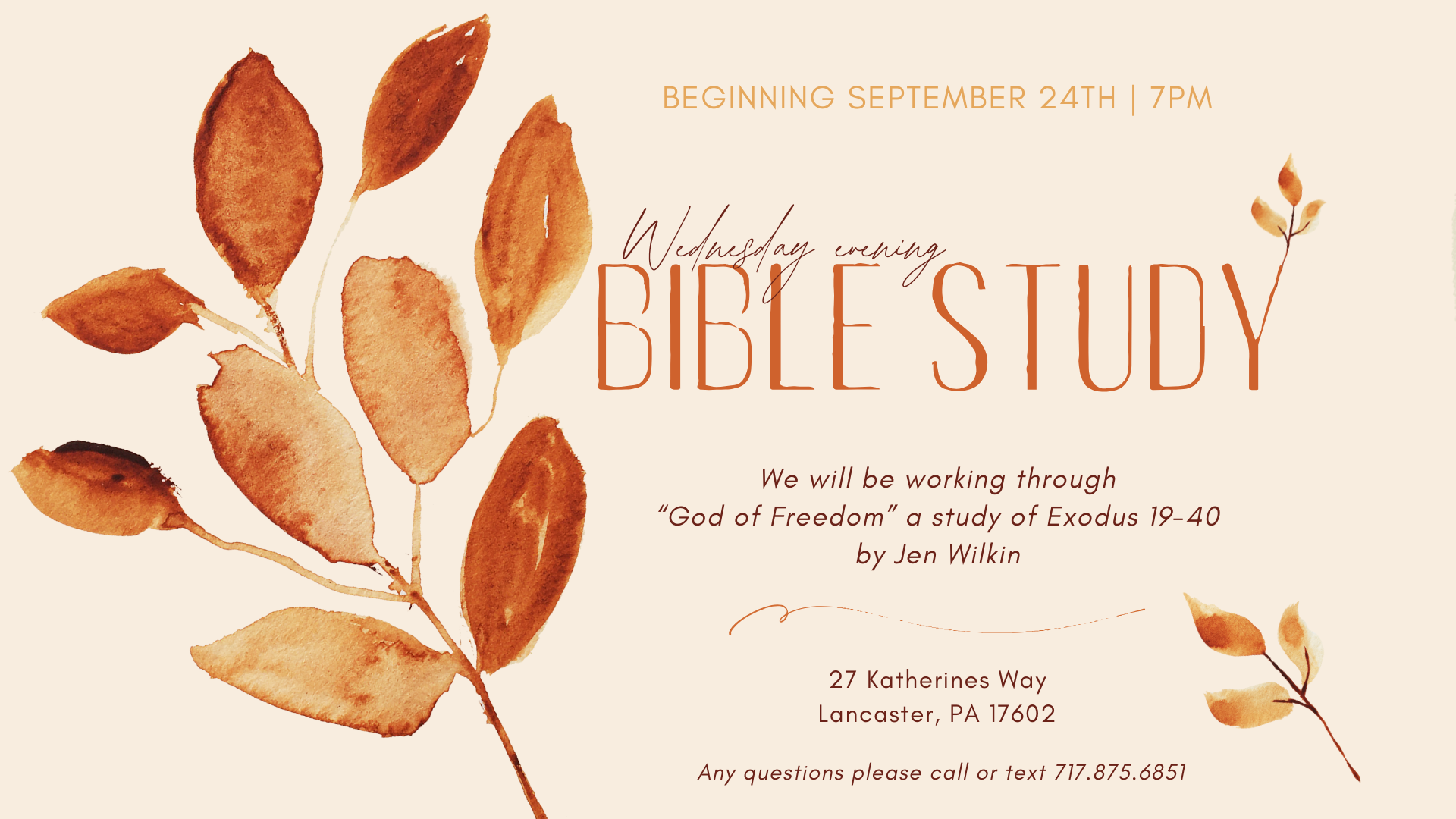 Ladies Bible Study