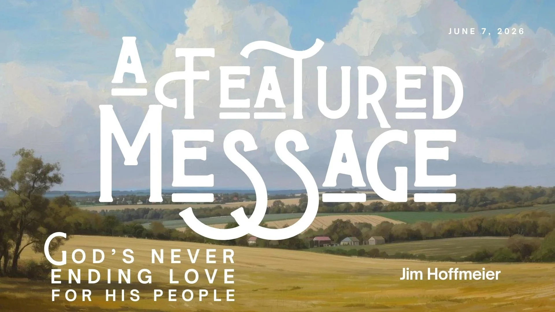 God's Never-Ending Love for His People