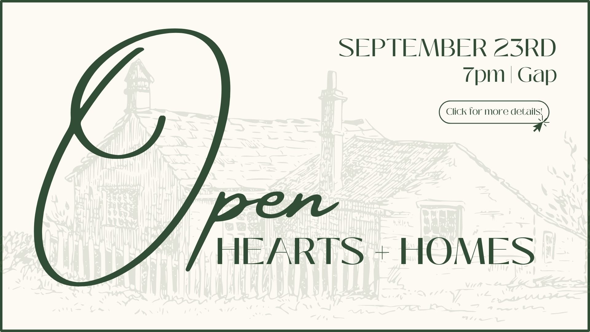 Open Hearts + Homes
