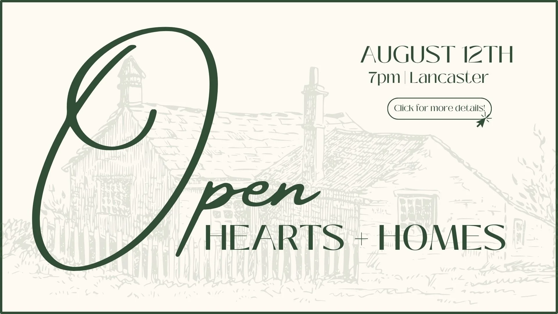 Open Hearts + Homes