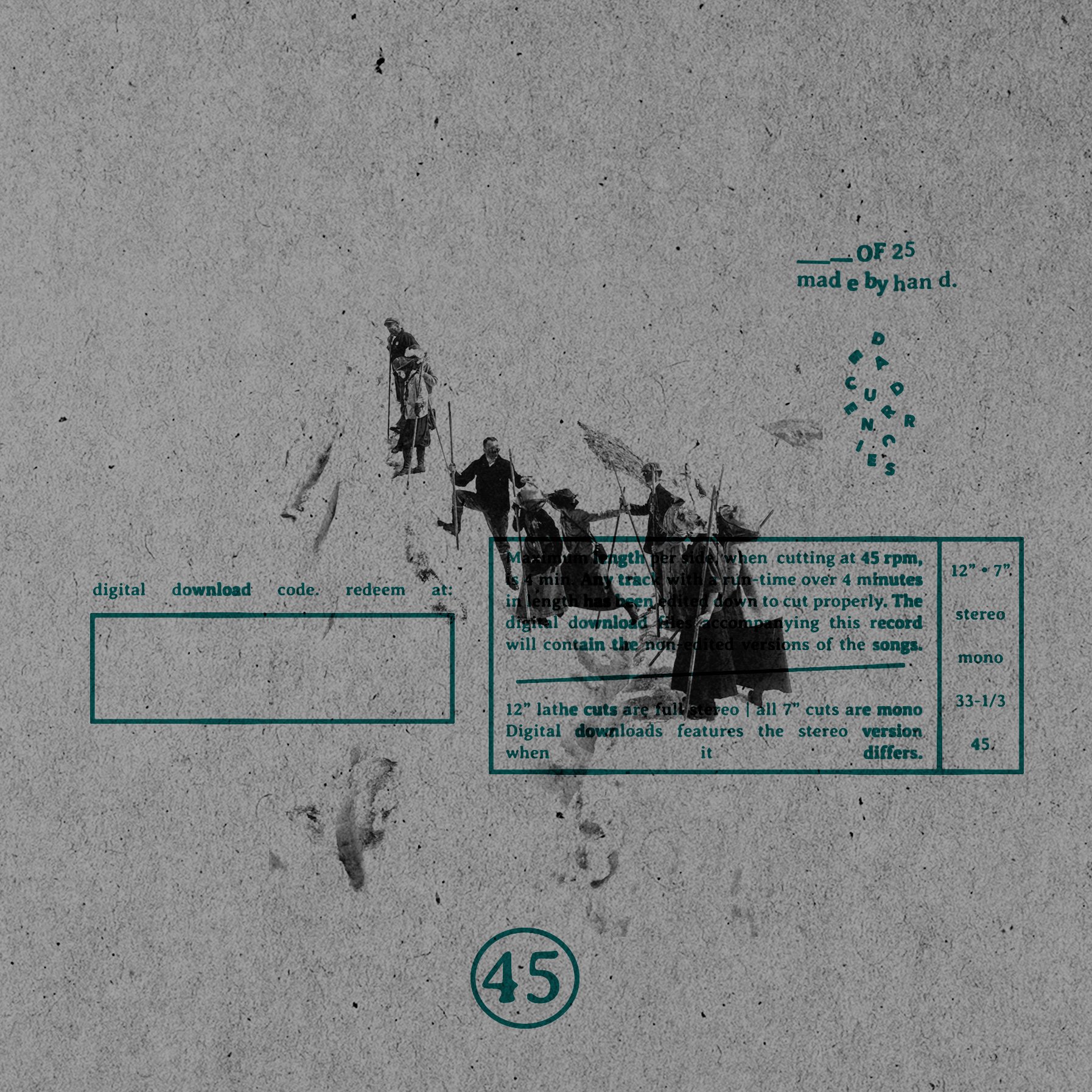 TALONS' B/W MOUNT OLYMPIC - 7" SERIES: ISSUE #1