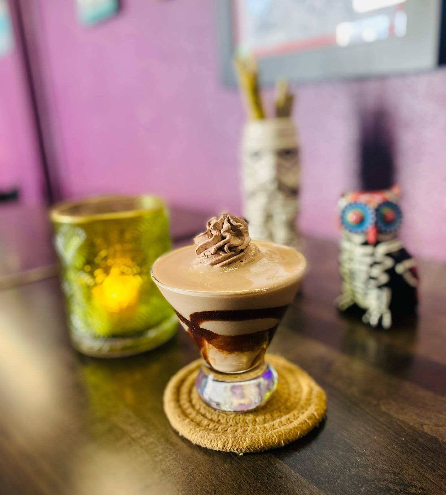 Chocotorta Slushee is available tonight for a special! Vanilla &amp; chocolate infused vodkas, Khalua, cream, caramel &amp; chocolate! 
.
.
737 Main St. Unit F. (8th &amp; Main) 
Open Tue-Thurs 5pm to LastCall &amp; Fri-Sat 5pm-12am (Closed Sunday &a