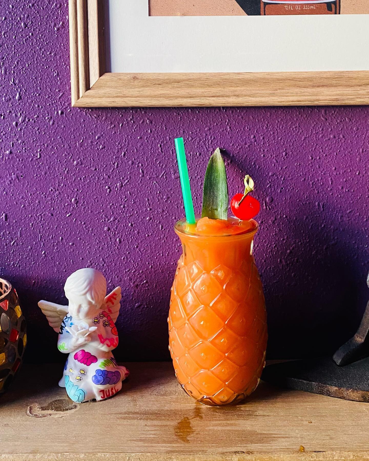 NiteOwl Hurricane Slushee! 🍹🌀 
.
.
Available Tonight 🦉
.
.
737 Main St. Unit F. (8th &amp; Main) 
Open Tue-Sat 5pm to LastCall &amp; (Closed Sunday &amp; Monday)
.
.
#NiteOwlBar #tropicaldrinks #goodvibes #aloha #adultbeverages #dopeassmusic #wine