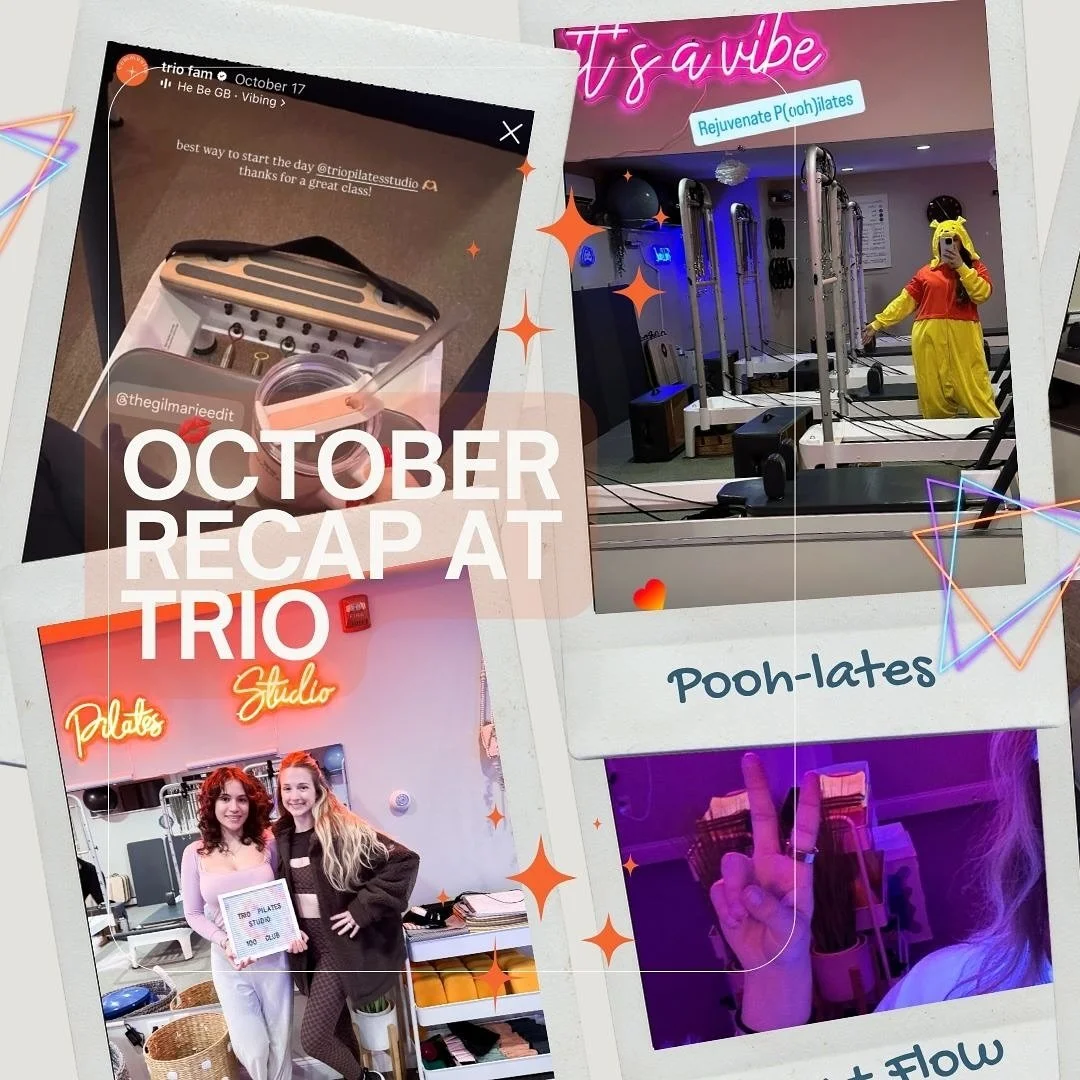 October, you were so good to us 🧡

Thank you to everyone who moved with us this month &mdash; from first-timers to milestone makers, vitamin-shot Thursdays to our very first Glow + Flow night. The studio has been full of energy, support + truly insp