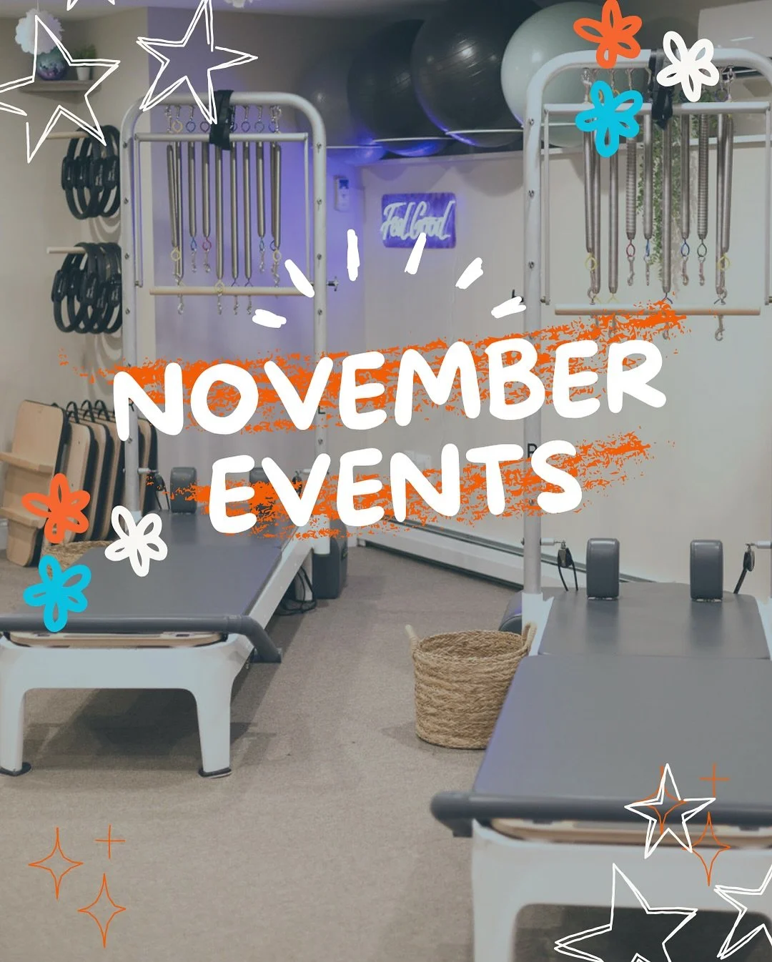 🍂 November at Trio = Good Vibes Only ✨
 Consider this your reminder to move, glow, rest + stock up all month long:

🧦 Sock Sale All Month
 Buy a Grip Sock Gift Box or build your own with 3+ pairs &rarr; 20% off + free holiday gift box 🎁
 (Perfect 