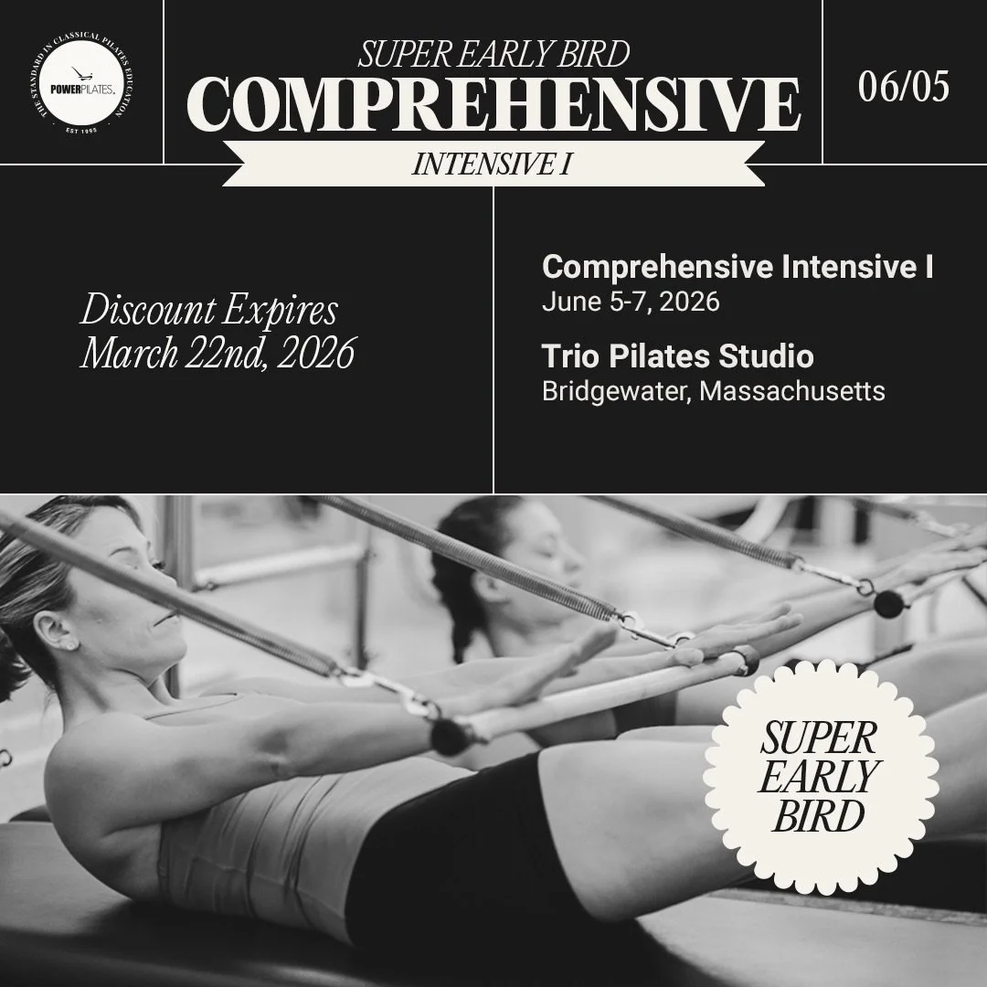 Comp Intensive I is coming to Trio 🧡

June 5&ndash;7, 2026 &mdash; our first ever Power Pilates Comprehensive Intensive I is landing right here in Bridgewater&hellip; and this is your sign.

If you&rsquo;ve ever thought about turning your love for P