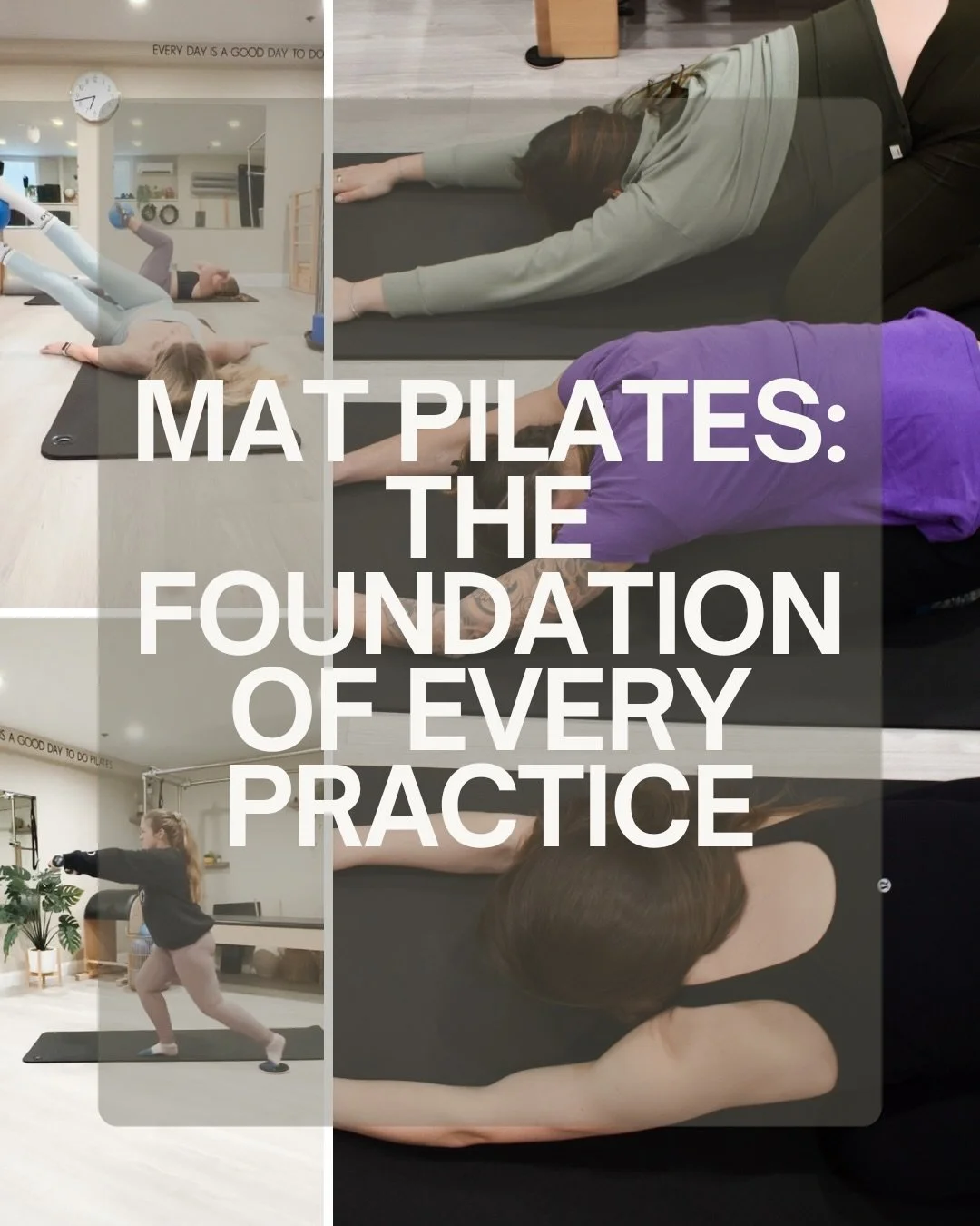 Mat Pilates is where it clicks 🧡

No springs, no straps&mdash;just you actually feeling your core, your alignment, your body working the way it&rsquo;s supposed to.

If your reformer workouts feel inconsistent&hellip; this is probably what&rsquo;s m