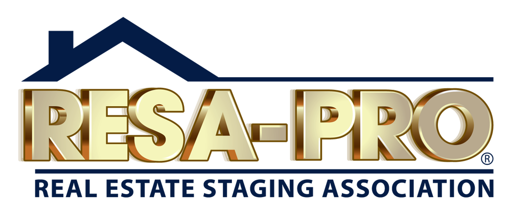RESA-PRO certification logo representing professional membership in the Real Estate Staging Association (RESA), serving home staging clients in Seattle and Redmond, Washington.
