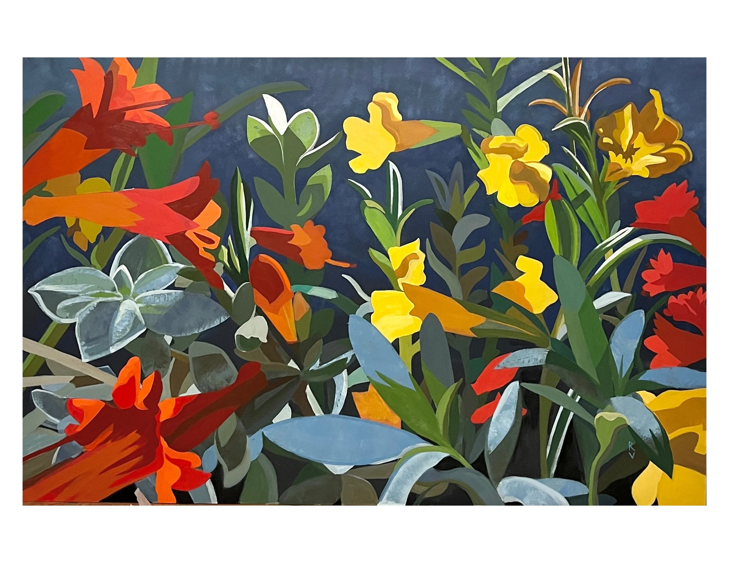 Fuchsia and Monkey Flowers, 2025