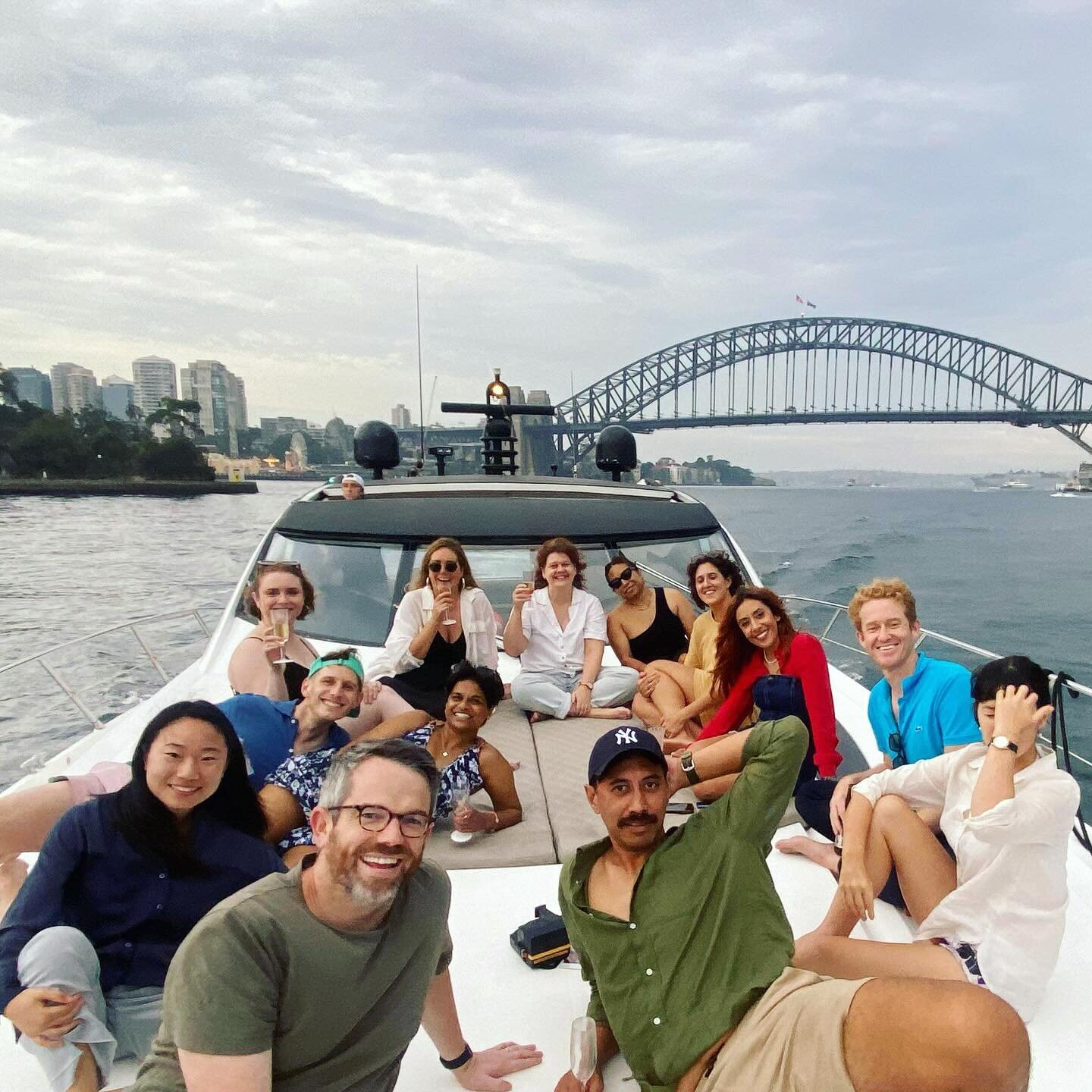If we have to farewell amazing friends like @lanceloveseverybody &amp; @simona_inta then we have to do it dancing on a yacht and swimming around the harbour until 2am 🛥️🩵 thanks so much for an unforgettable night legends! Until next time across the