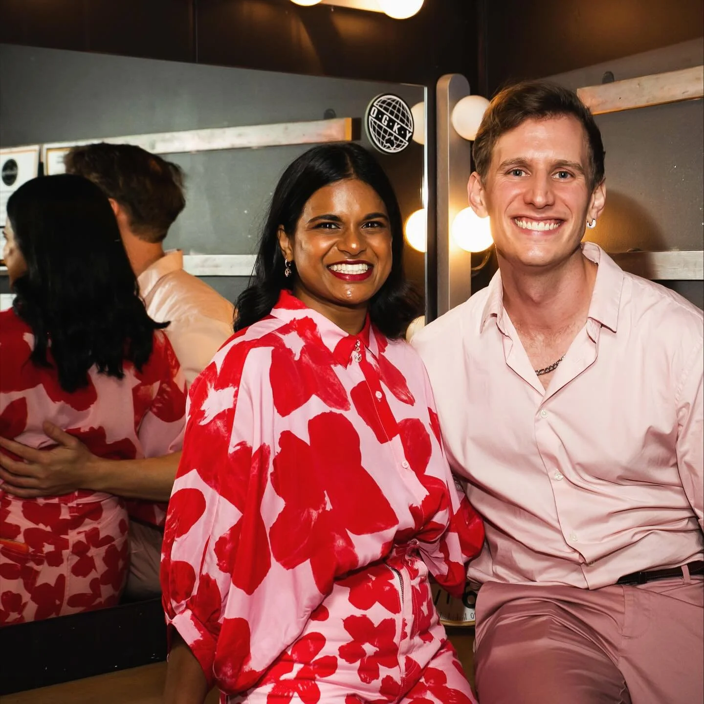 Our baby faces following the first Factory Main Stage show that Scary Strangers ever produced - May 4 2022. How far we&rsquo;ve come since then !! ✨