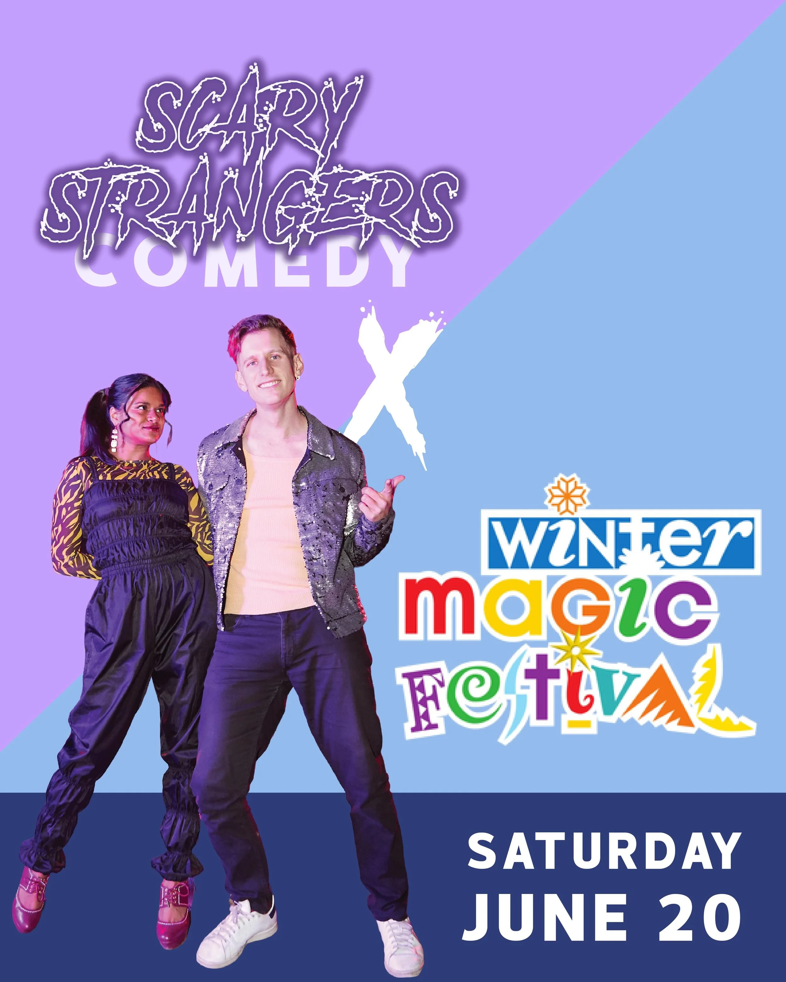 Catch us at the Winter Magic Festival next Saturday, June 20 ❄️✨

We will be hosting a free Blue Mountains Improv Comedy Taster at 12pm &amp; performing an improvised comedy set at 2:30pm 

See you there !!