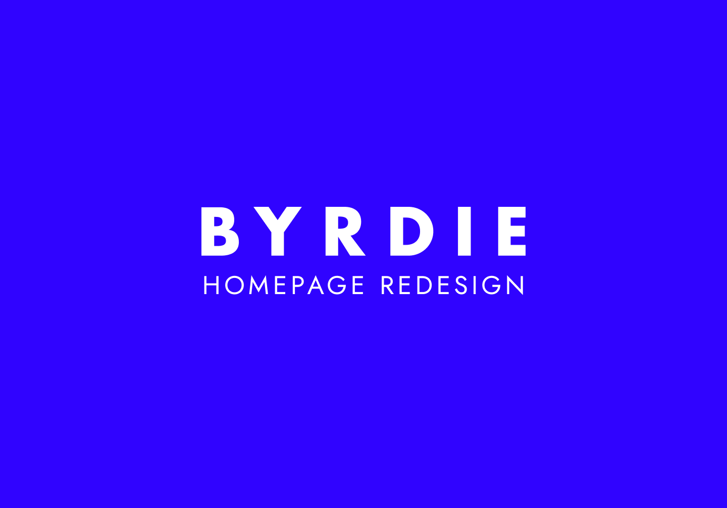 Product Design | BYRDIE | Homepage Redesign