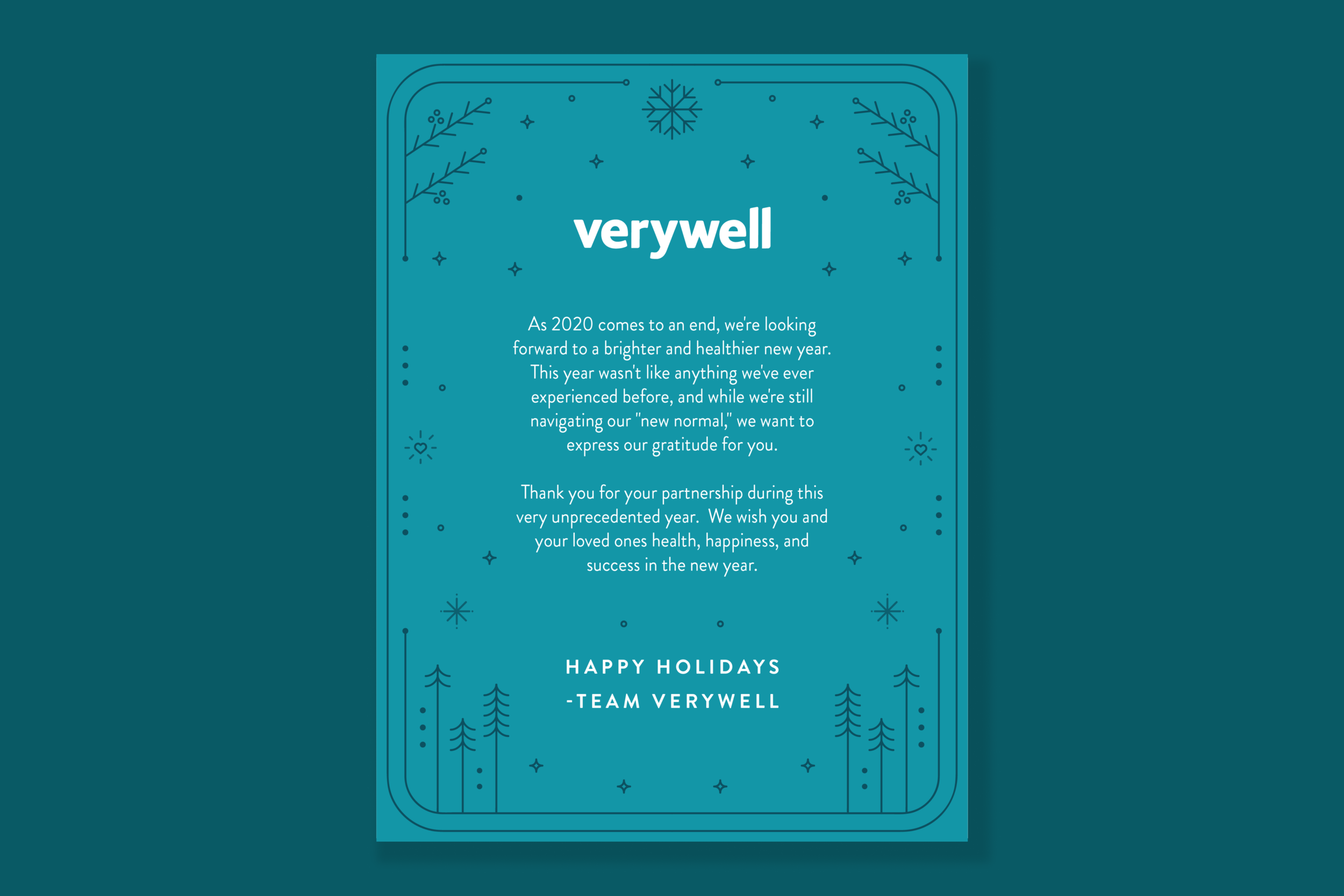 Client Holiday Card Design