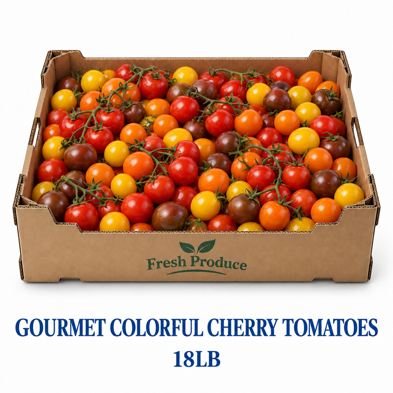 Gourmet Colorful Cherry Tomatoes 18LB