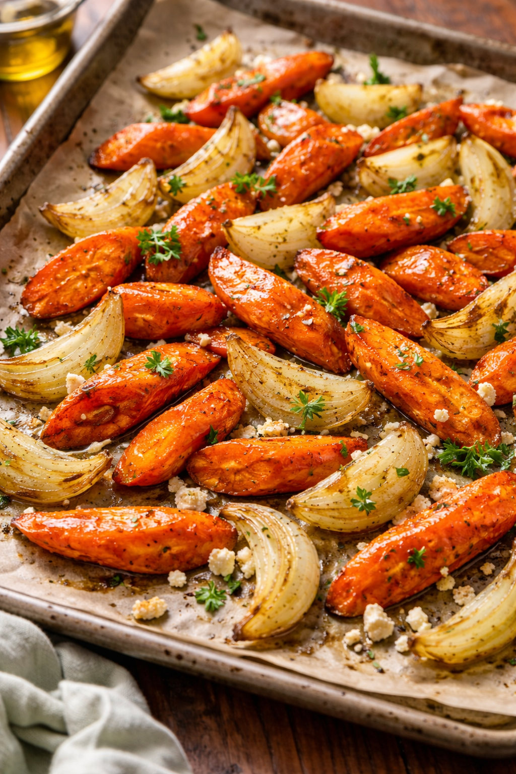 Week 2 – Honey Roasted Carrots + Sweet Onions