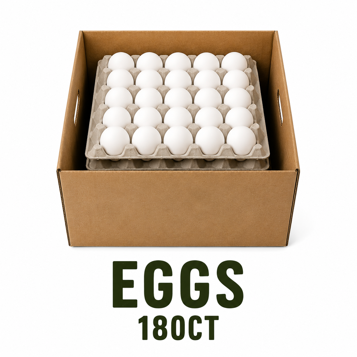Eggs 180ct (six 30ct trays)