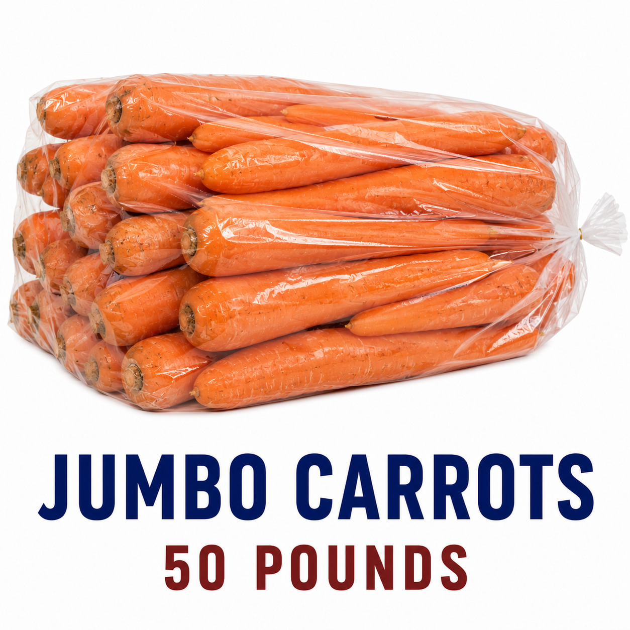 Jumbo Carrots 50lb