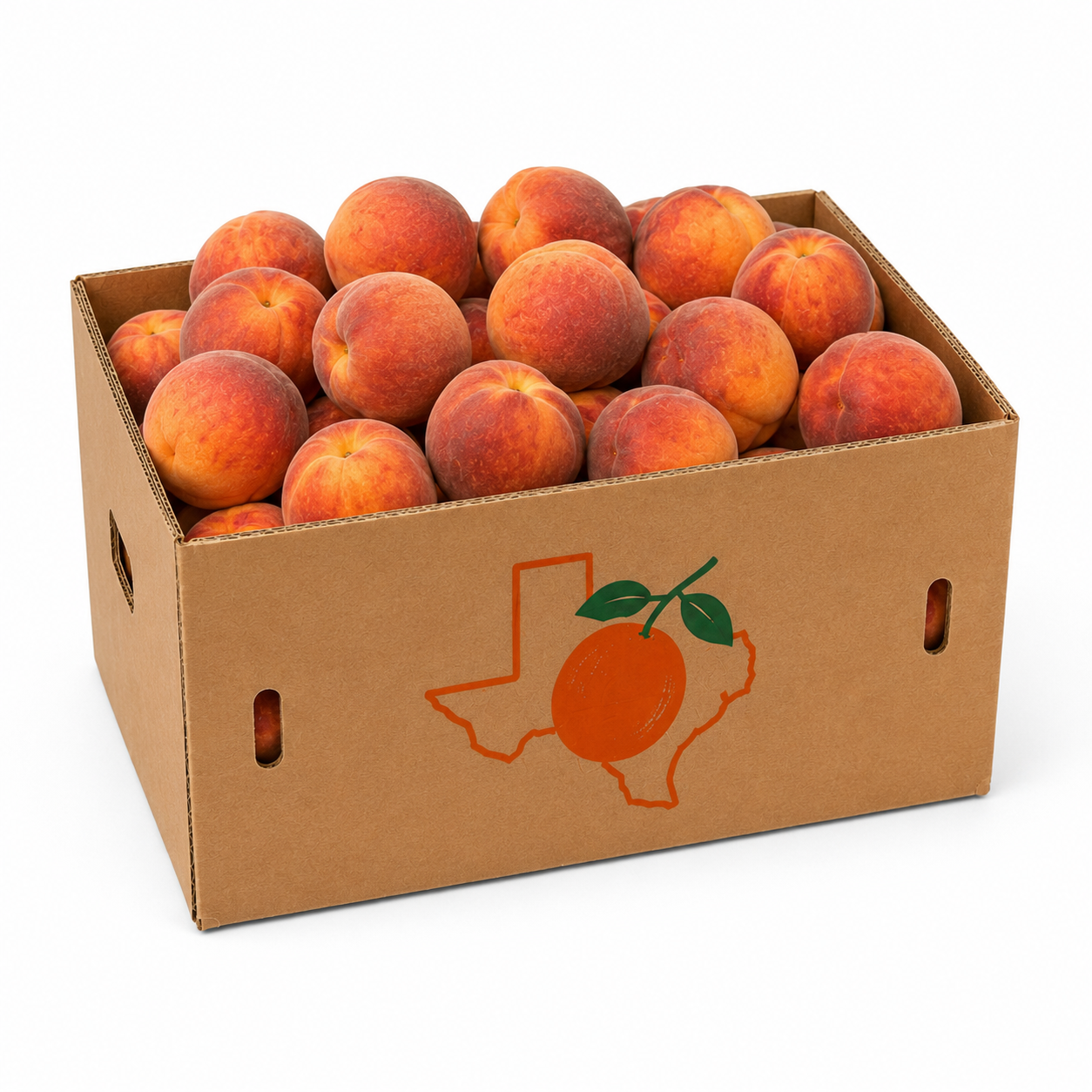 25lb Peach Box