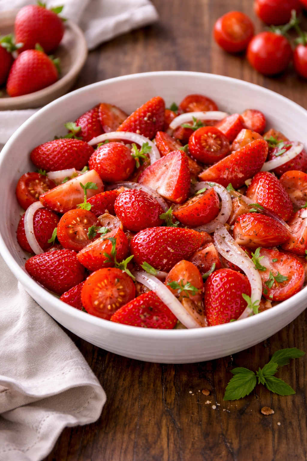 Week 2 – Strawberry Tomato Salad