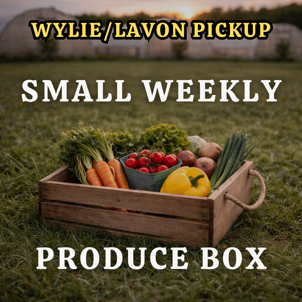 Monthly Wylie/Lavon Small 12lb Weekly Produce Box ($50/week)