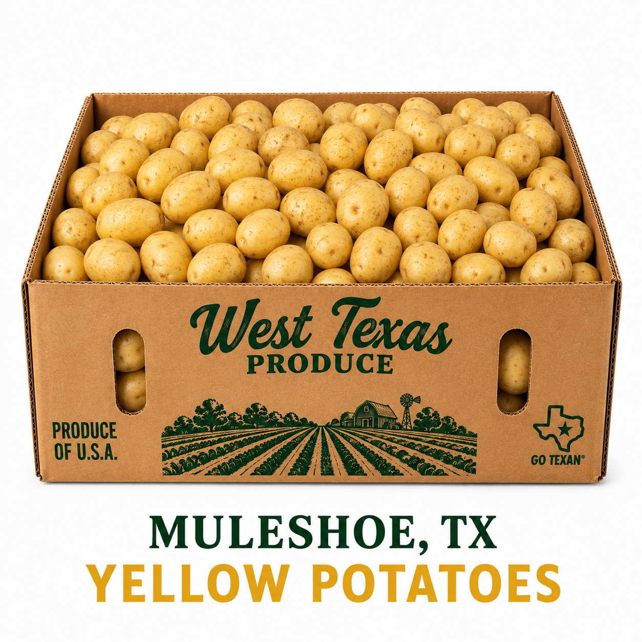 Muleshoe, Tx Yellow Potatoes