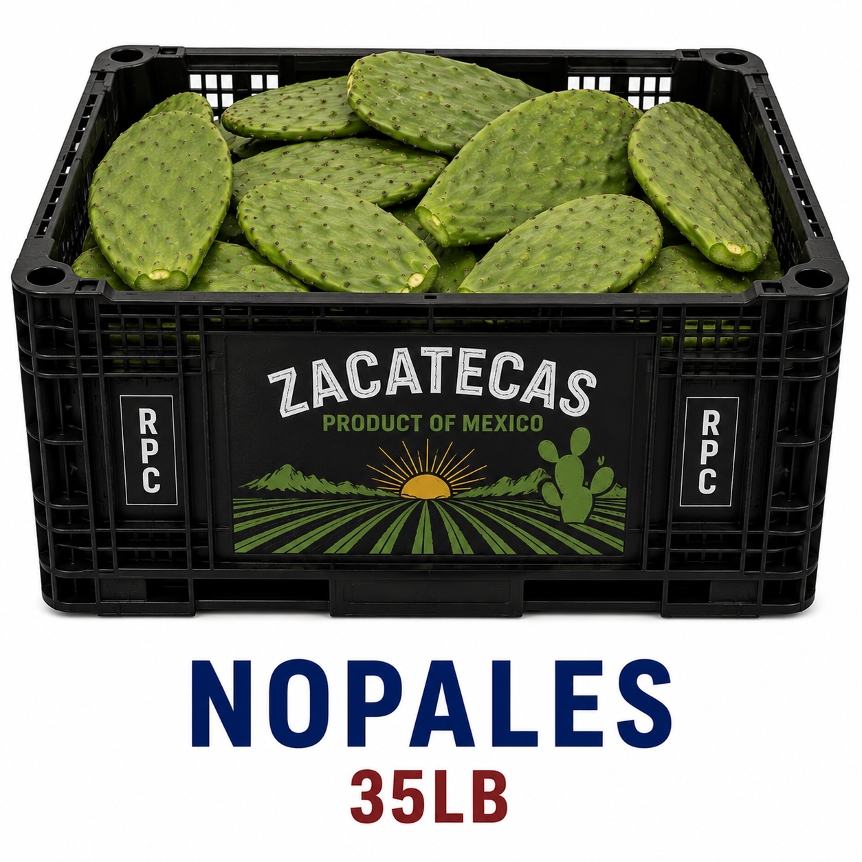Nopales 35lb crate